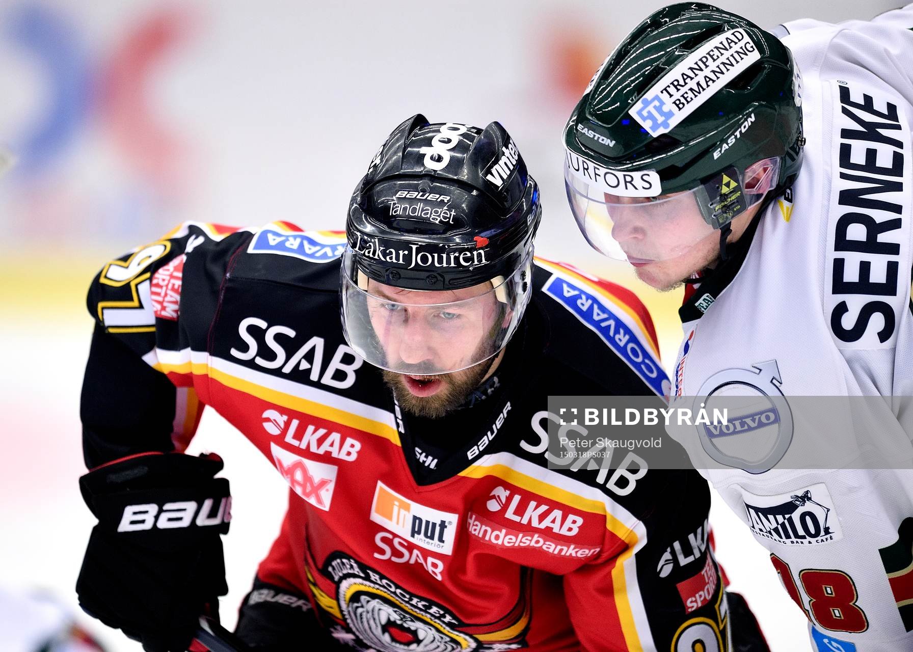 Luleås Per Ledin och Frölundas Anton Bildh