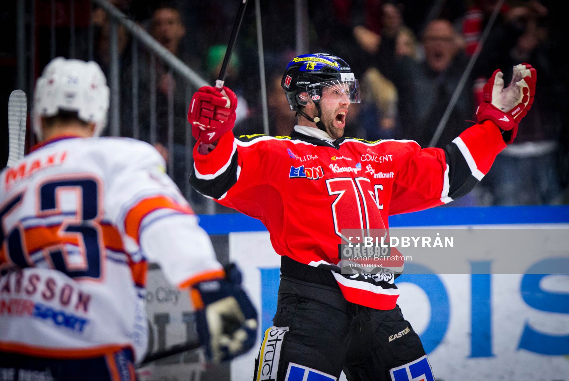 Örebros Henrik Löwdahl gör 3-1 och jublar