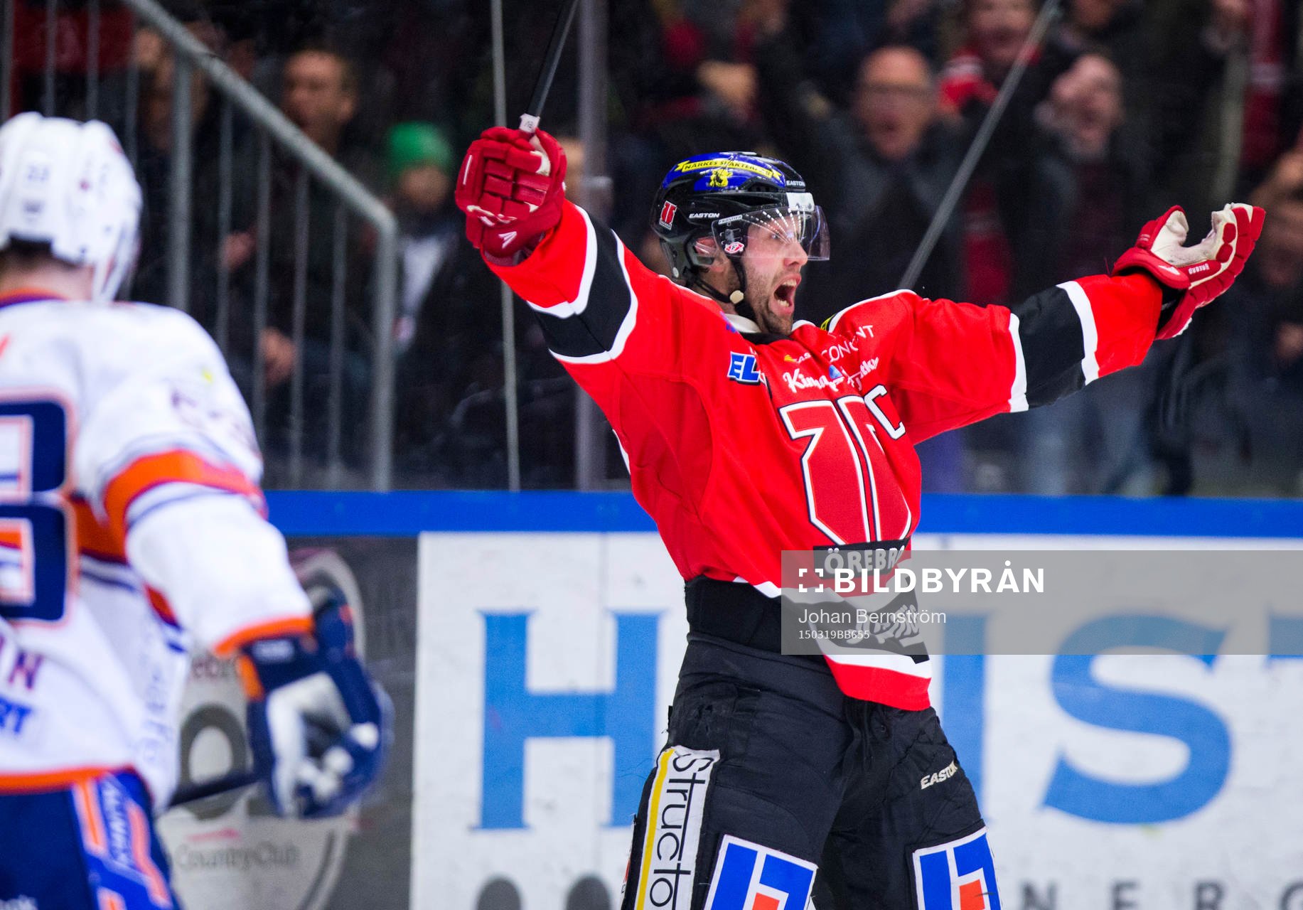 Örebros Henrik Löwdahl gör 3-1 och jublar