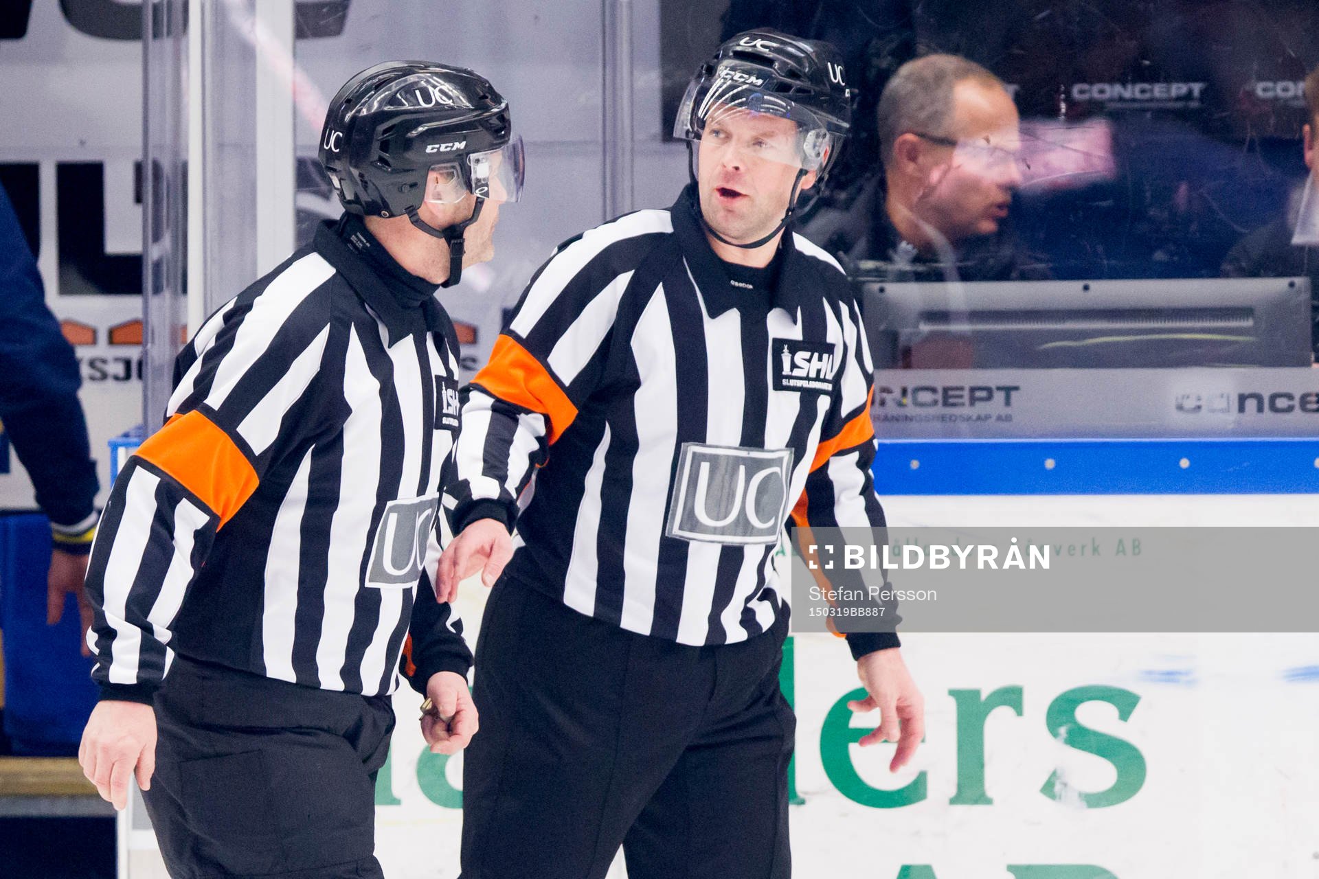 Domare Thomas Andersson och Patrik Sjöberg