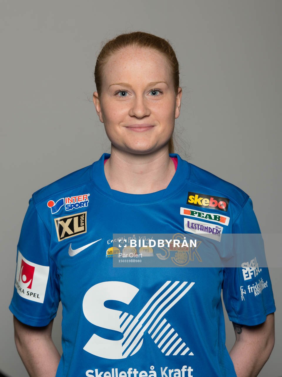 Frida Karlsson poserar för ett porträtt den 19 mars 2015 i Skellefteå.