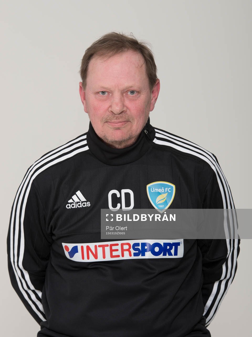 Curt Dahlgren poserar för ett porträtt den 19 mars 2015 i Umeå
