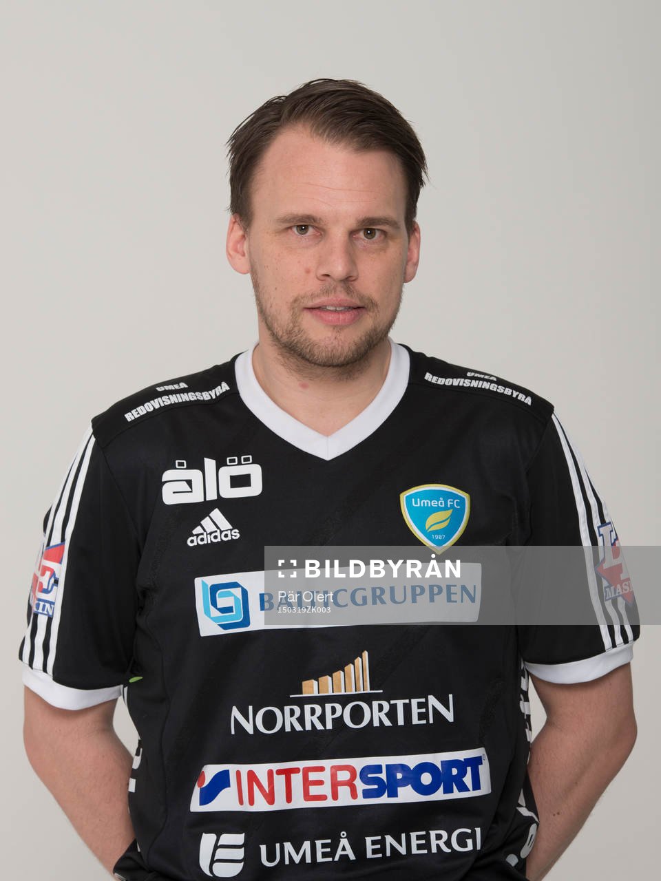 Petter Augustsson poserar för ett porträtt den 19 mars 2015 i Umeå