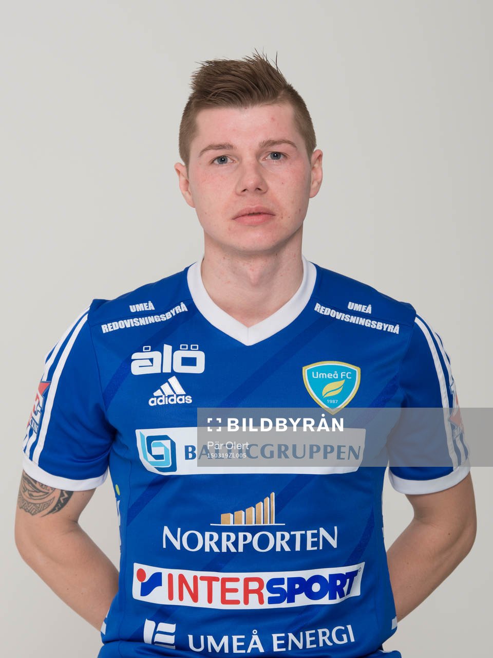 Radoslaw Erlich poserar för ett porträtt den 19 mars 2015 i Umeå