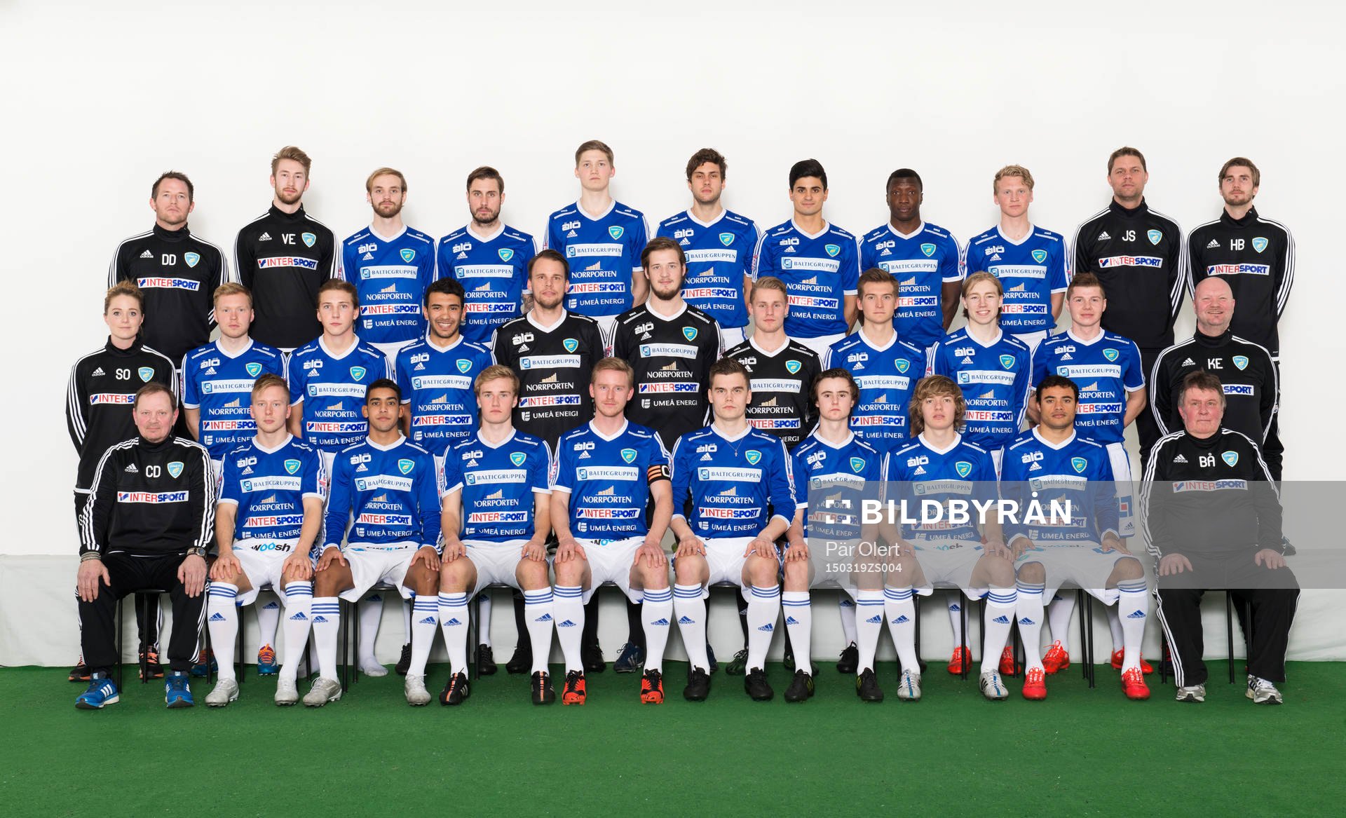 Lagbild för Umeå FC i Div 1 Norra