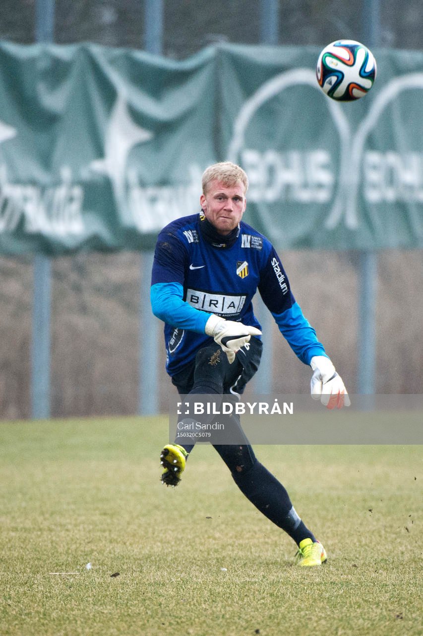 Häckens målvakt Peter Abrahamsson