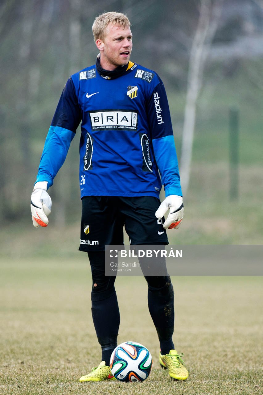 Häckens målvakt Peter Abrahamsson