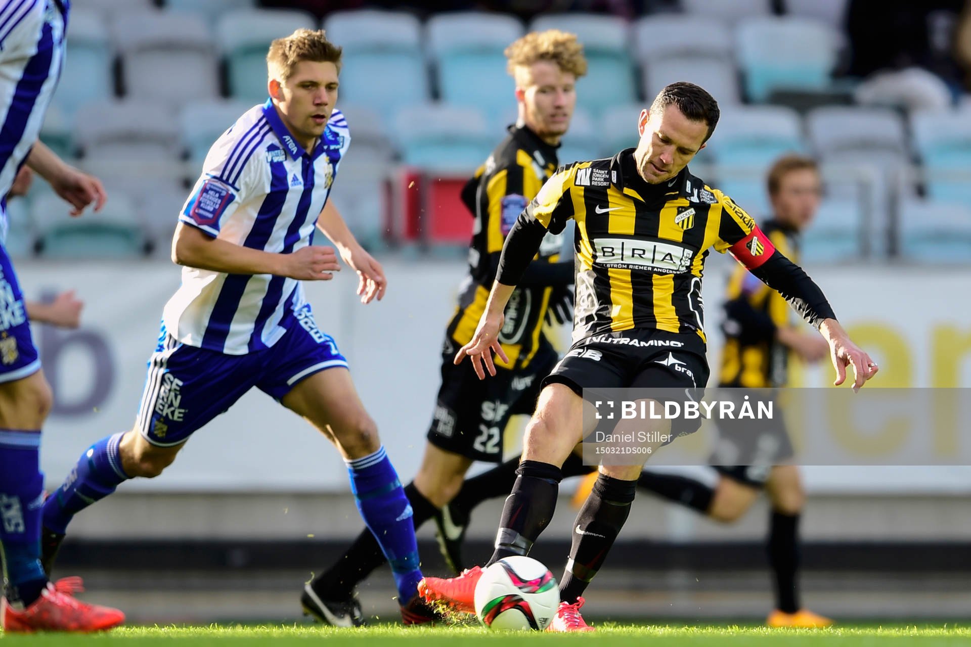Häckens Martin Ericsson och IFK Göteborgs Mikael Boman