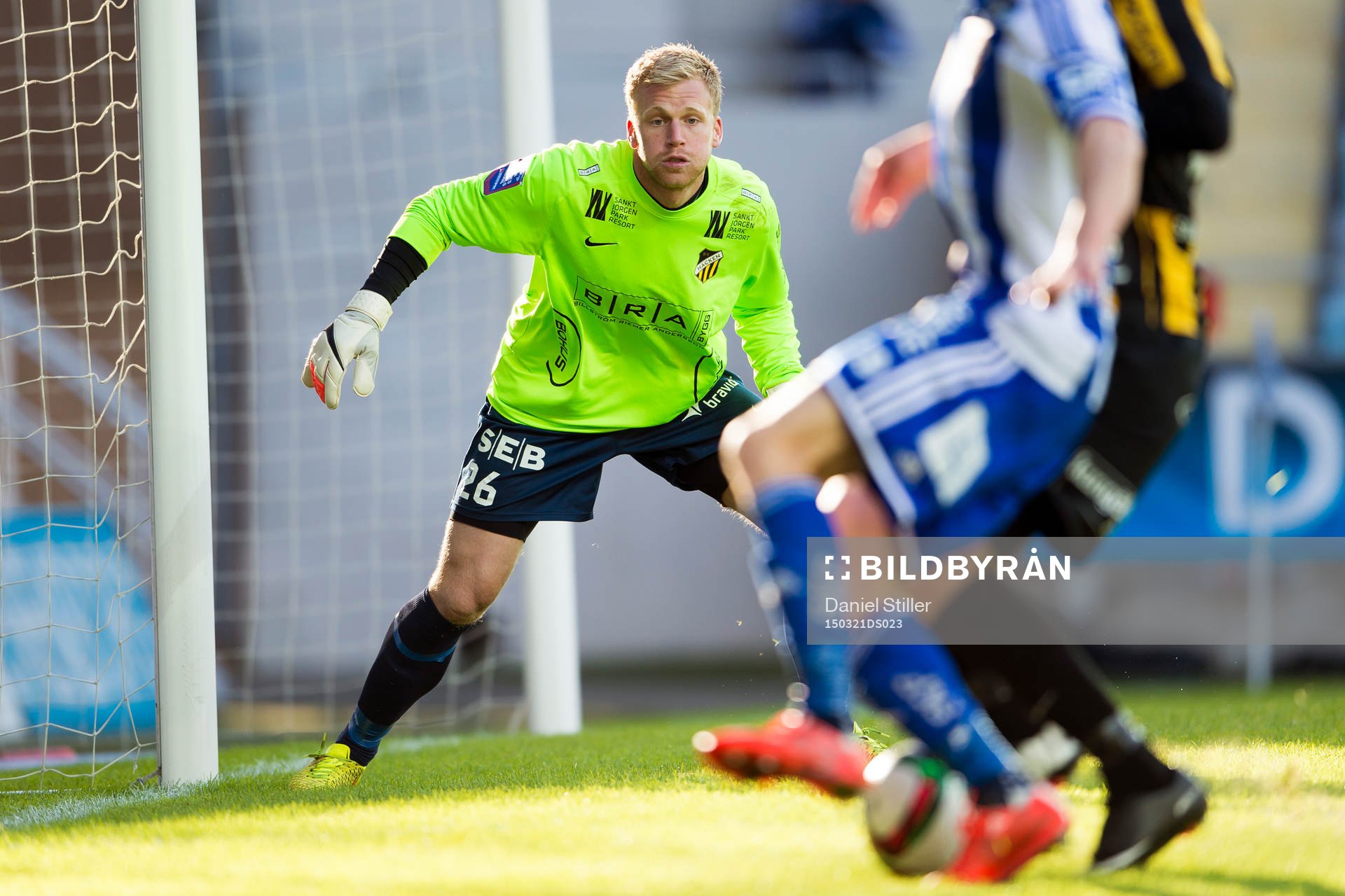 Häckens målvakt Peter Abrahamsson