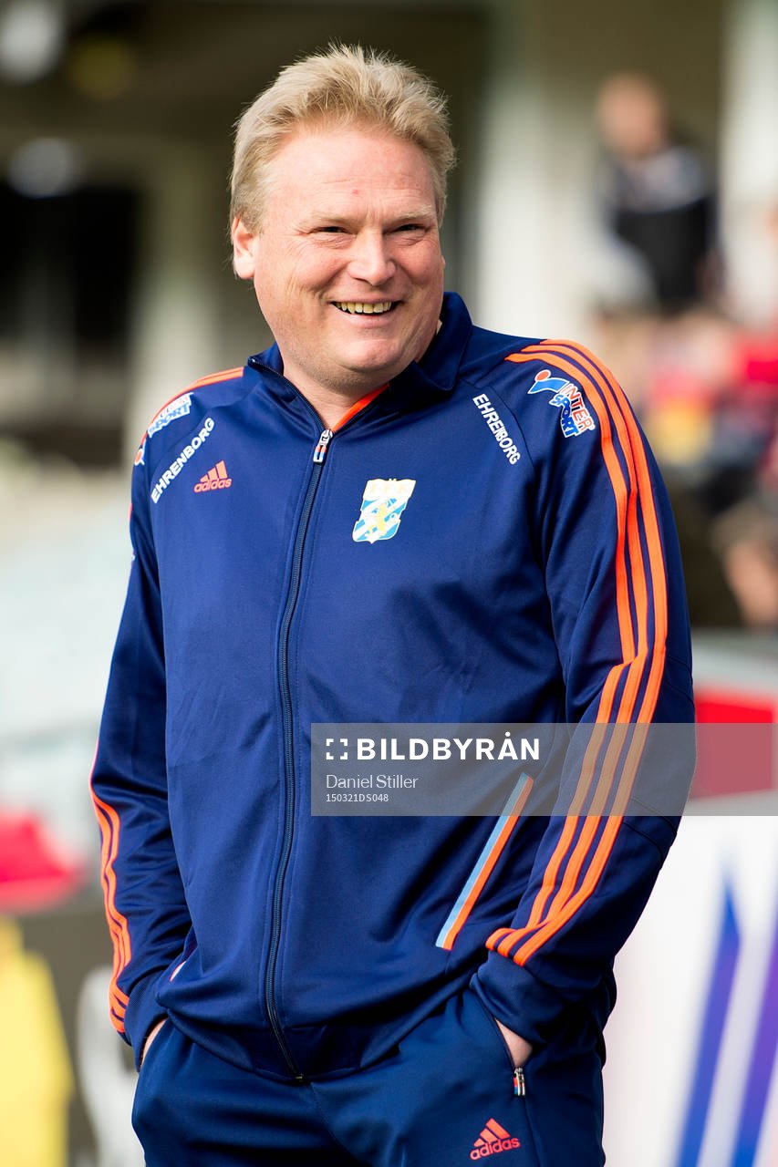 IFK Göteborgs tränare Jörgen Lennartsson innan