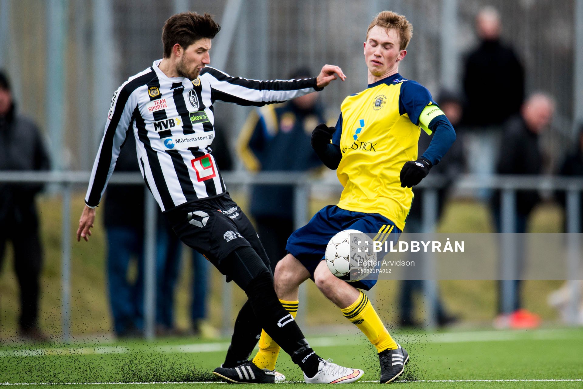 Landskronas Muamet Asanovski och Ängelholms Albin Nilsson