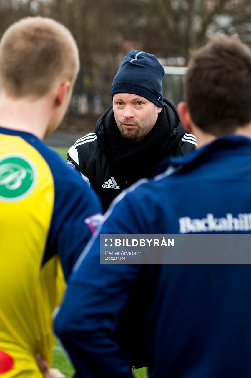 Ängelholms tränare Joakim Persson