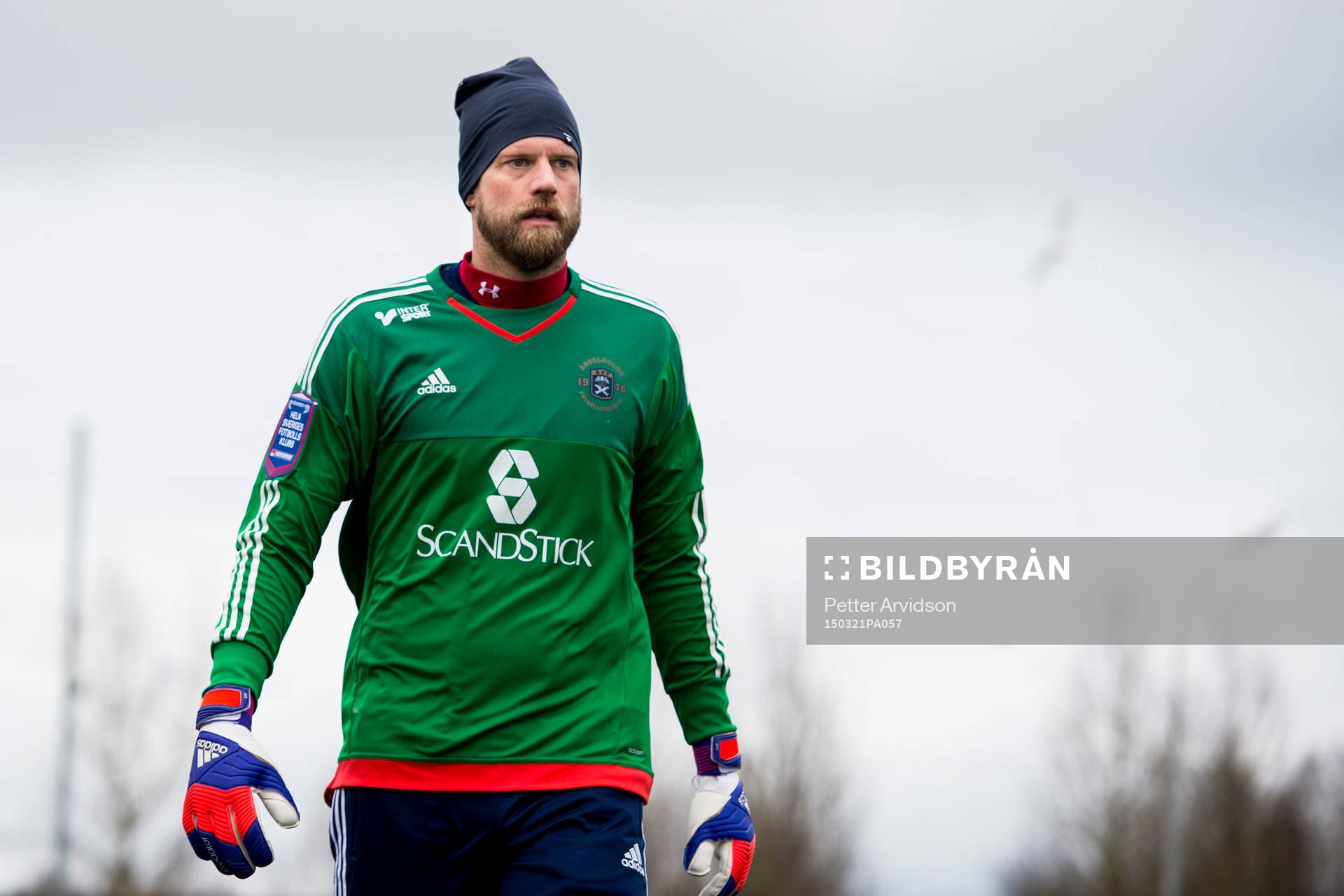 Ängelholms målvakt Oscar Berglund