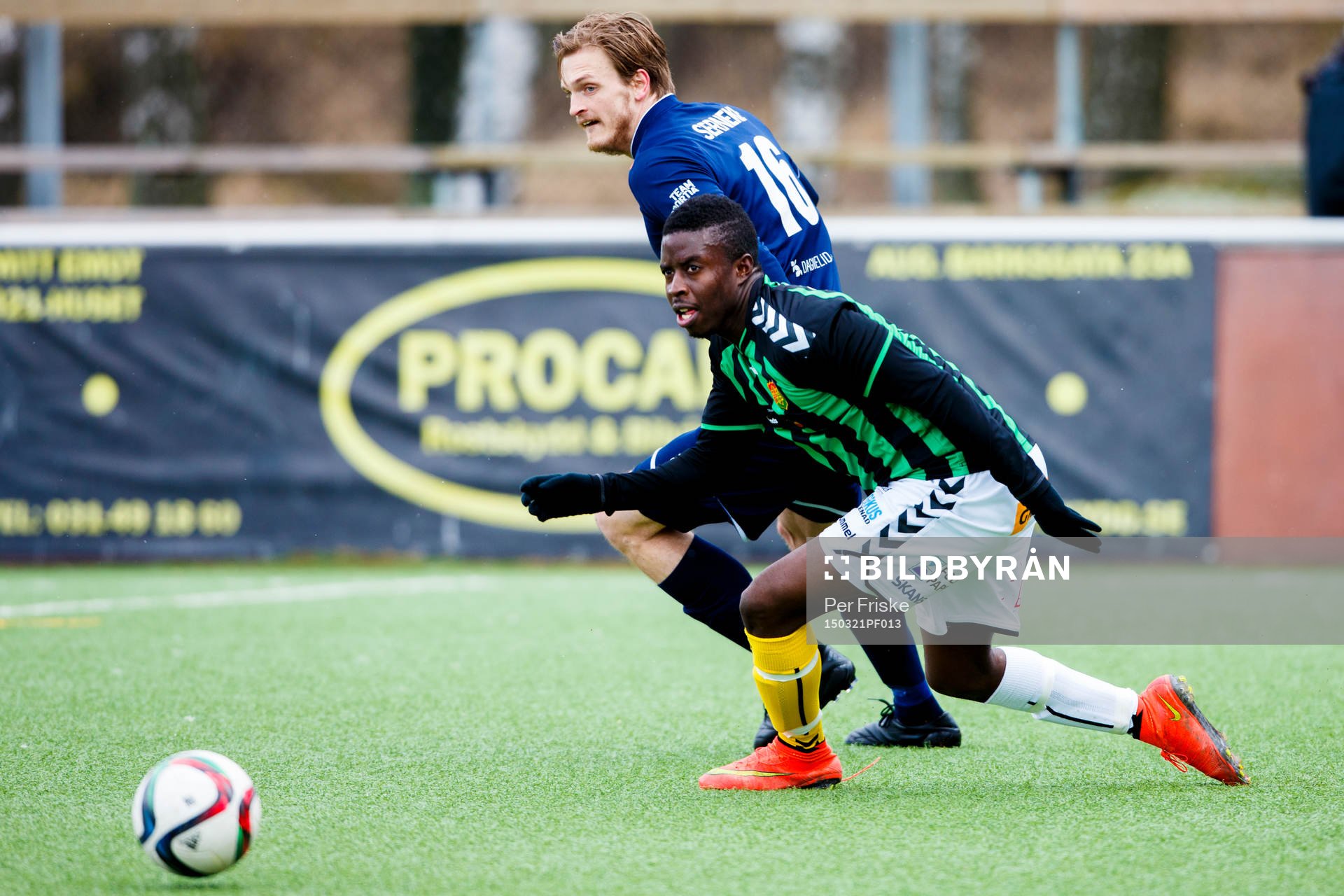 Gais Kieron Cadogan och Utsiktens Peter Nilsson