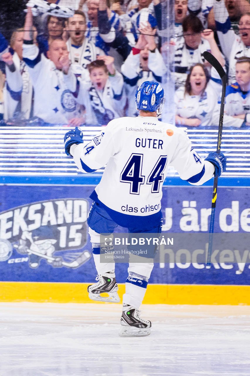 Leksands Mattias Guter jublar