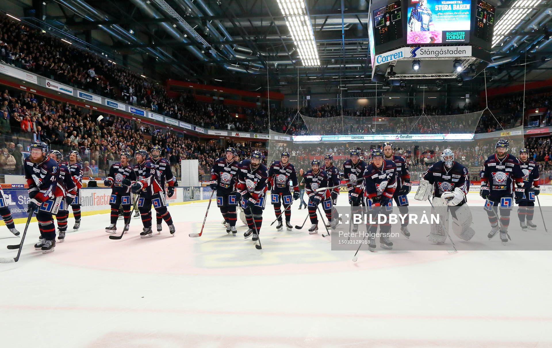 Linköpings supporters jublar