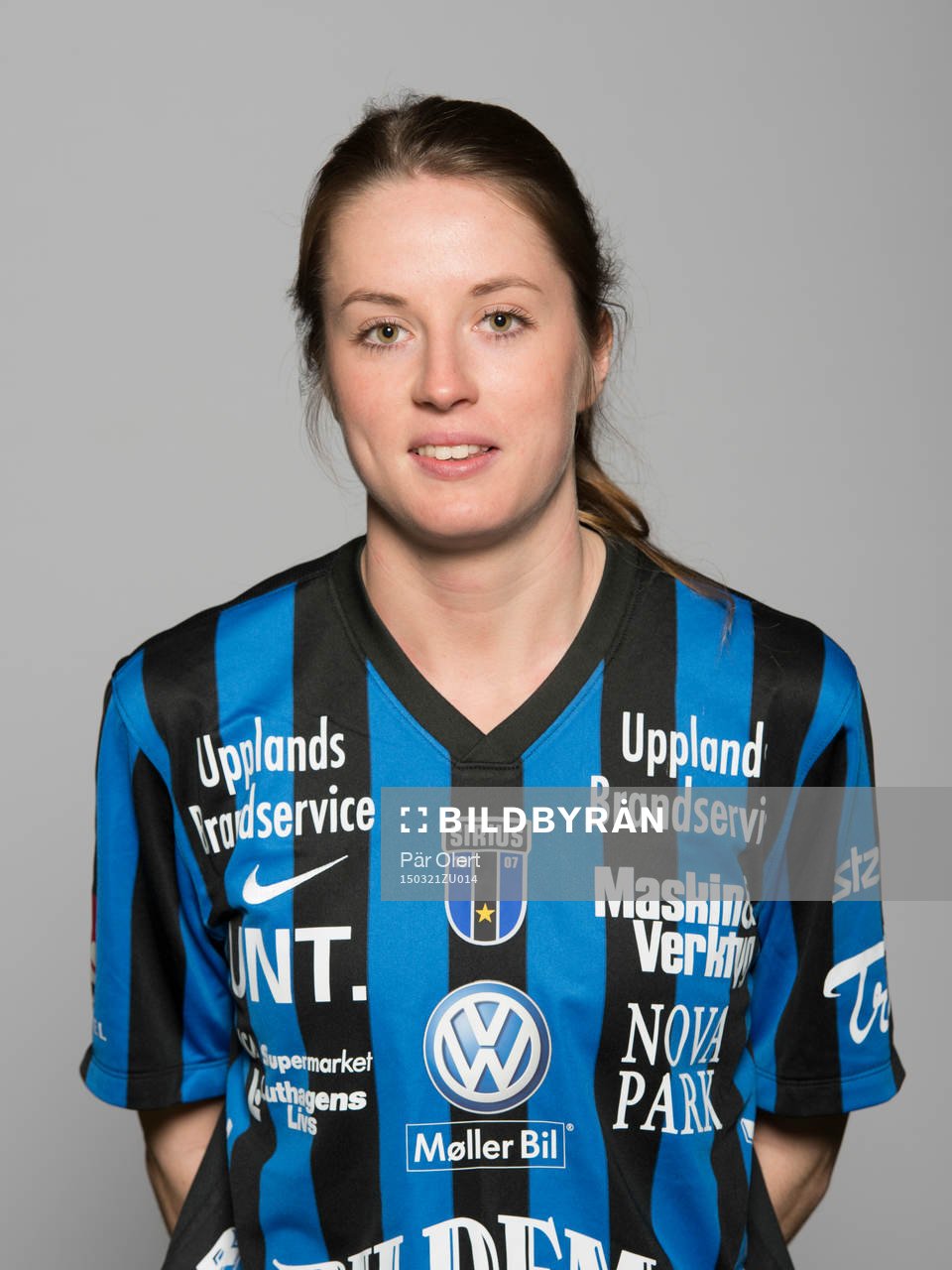 Stina Melin poserar för ett porträtt den 21 mars 2015 i Uppsala