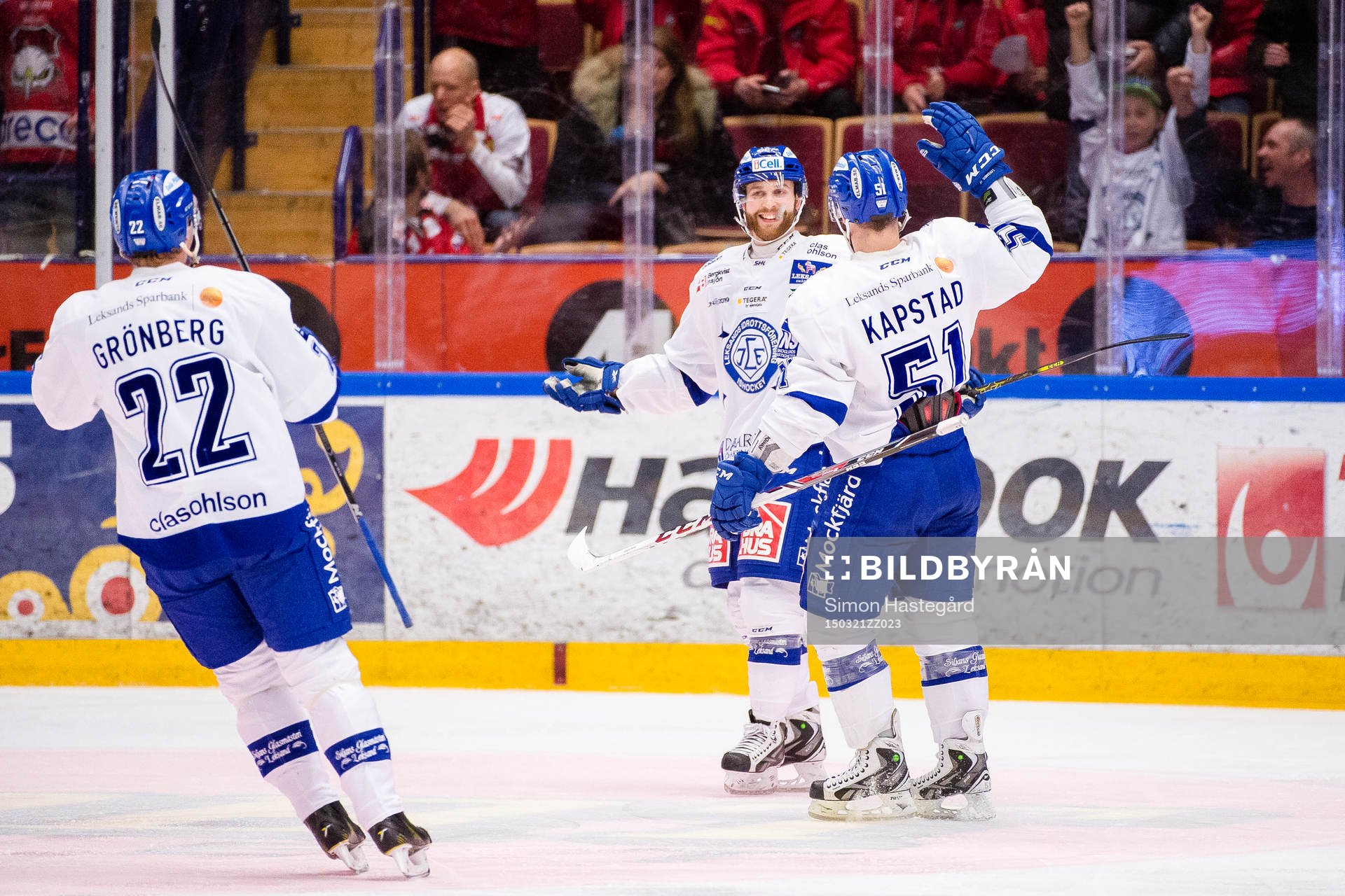 Leksands Mattias Guter jublar