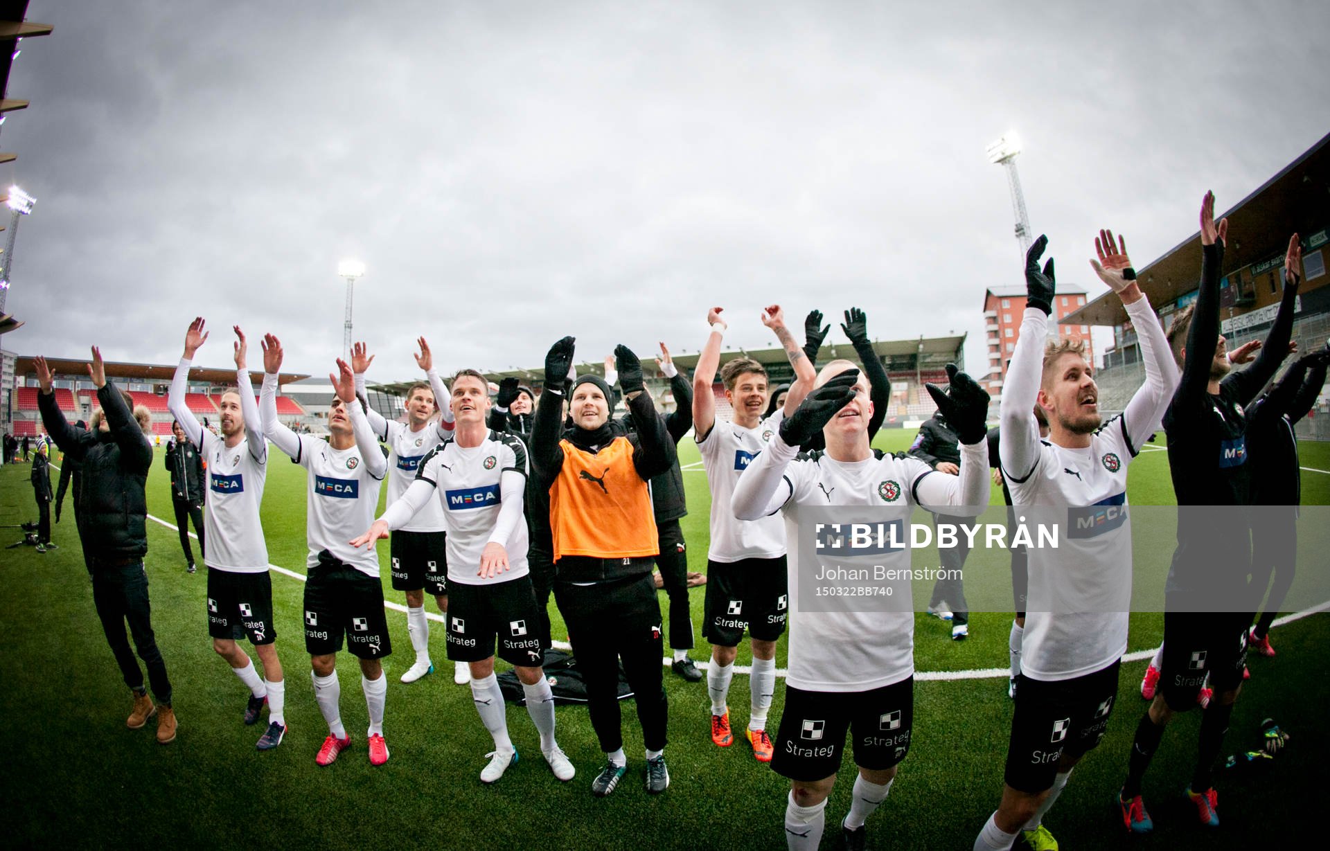 Örebros Ahmed Yasin, Erik Moberg, Nordin Gerzic, Eidur