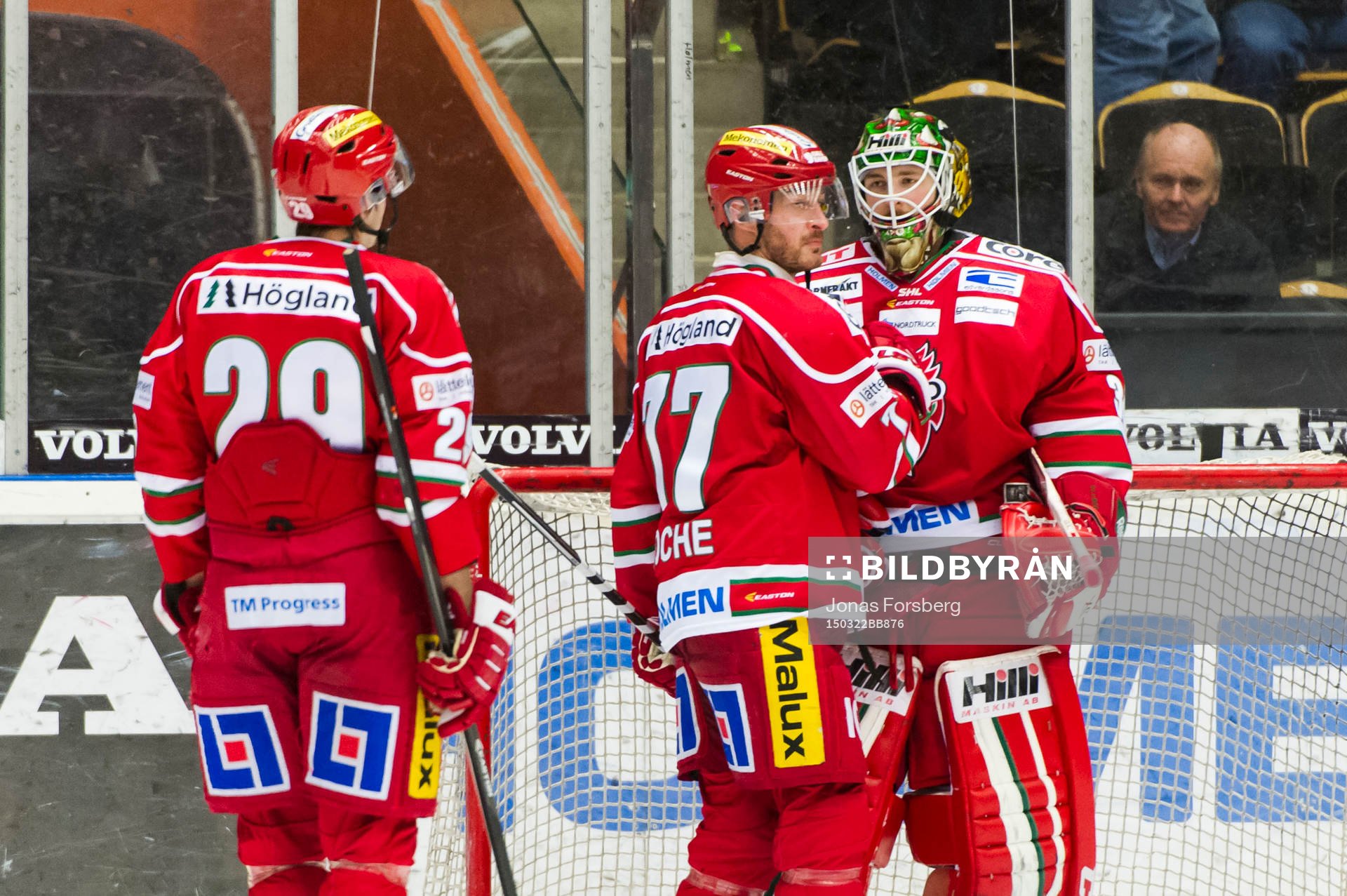 Modos målvakt Linus Ullmark Travis Roche Dennis Persson