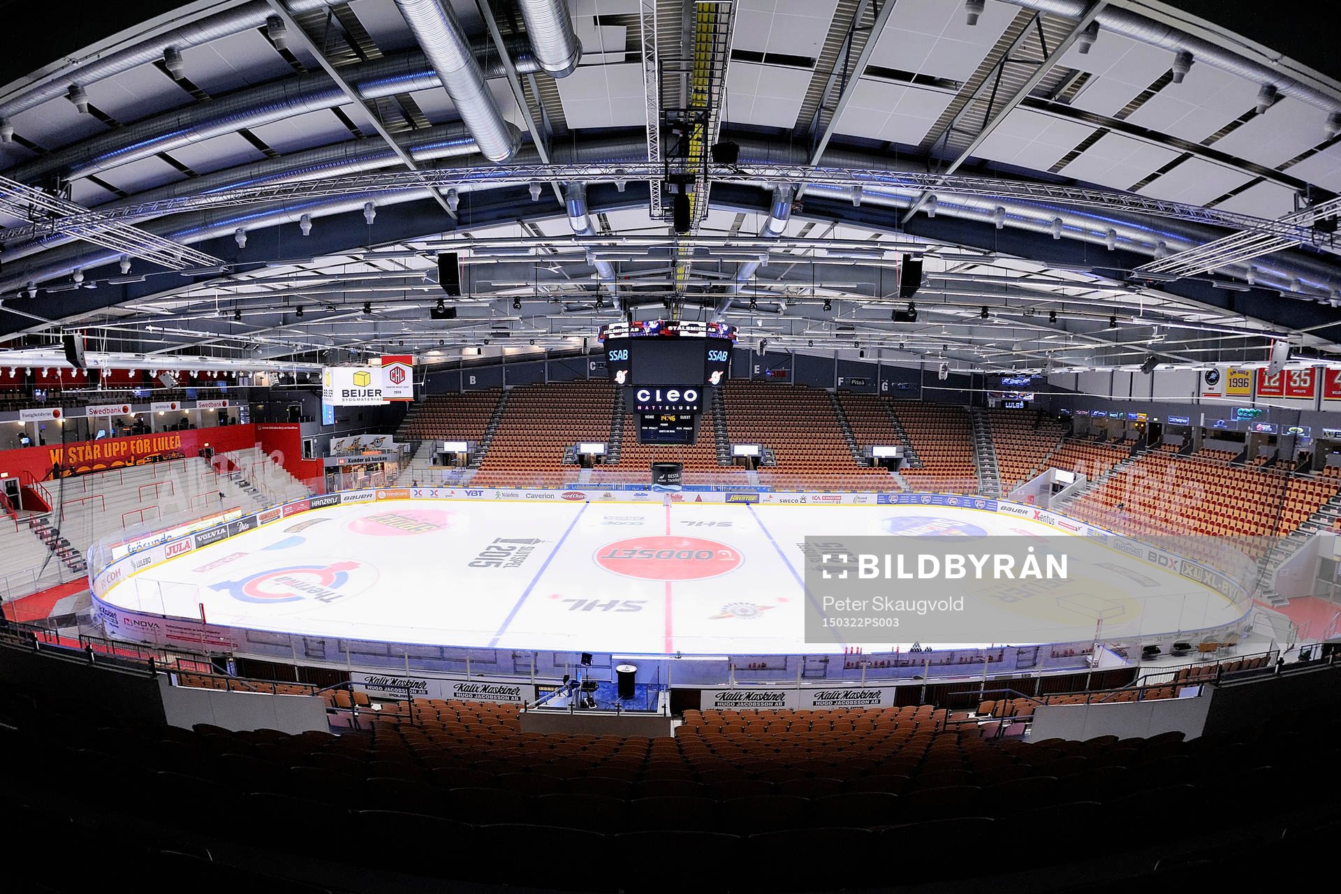 Coop Norrbotten Arena innan kvartsfinal sex i SM-slutspelet