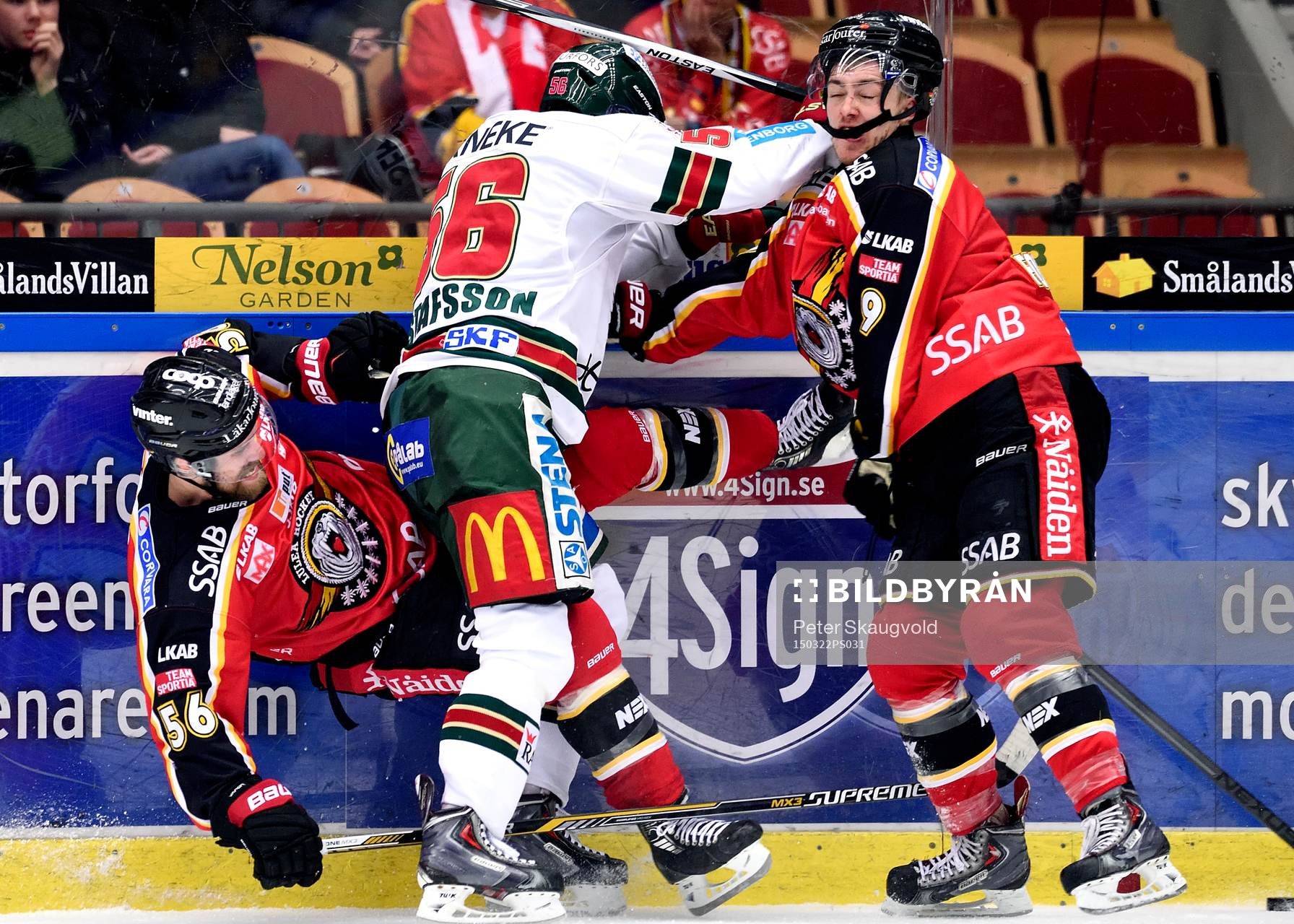 Luleås Jonathan Sigalet och Johan Forsberg