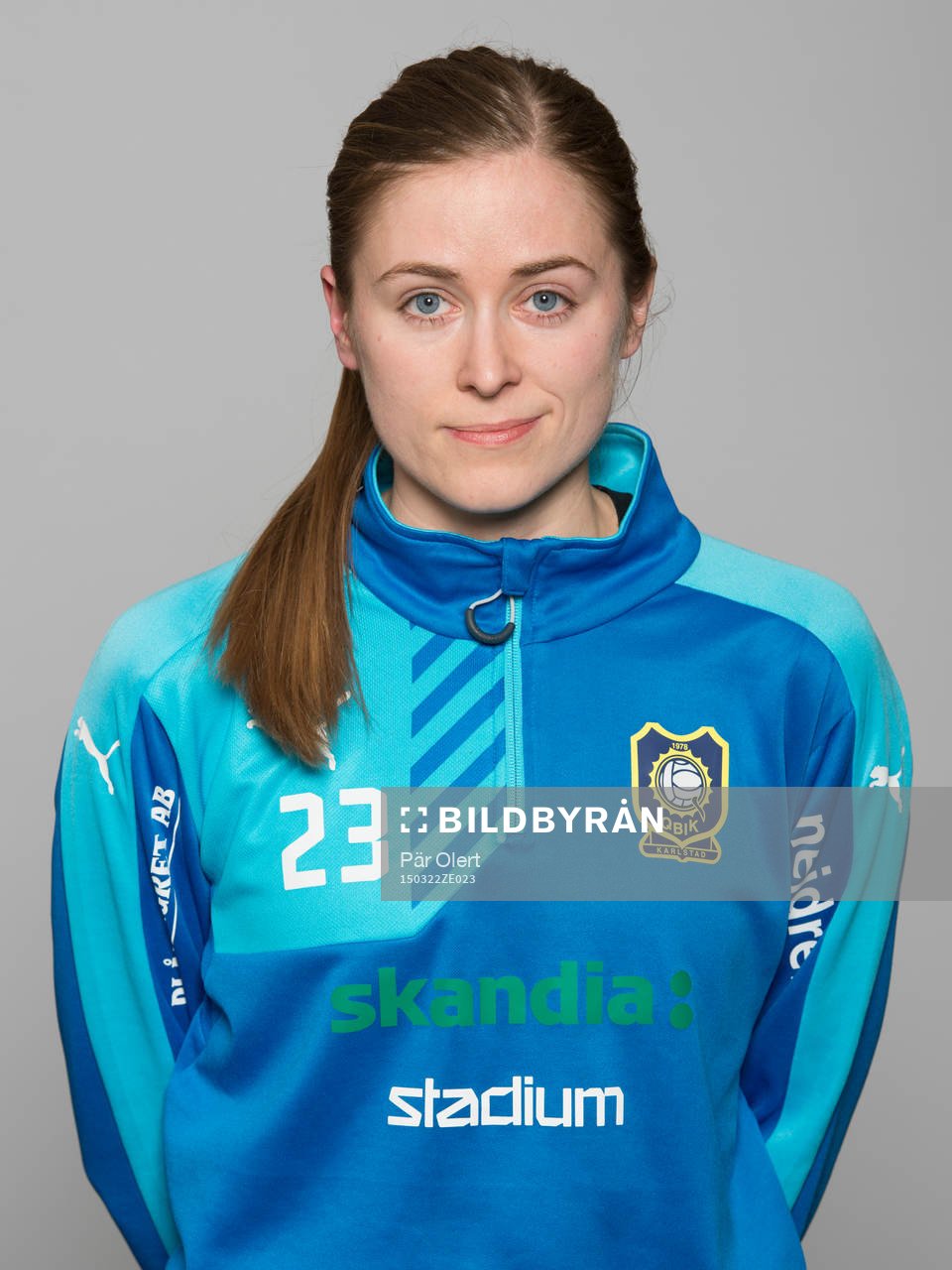 Amanda Hellstrand poserar för ett porträtt den 22 mars 2015 i Karlstad