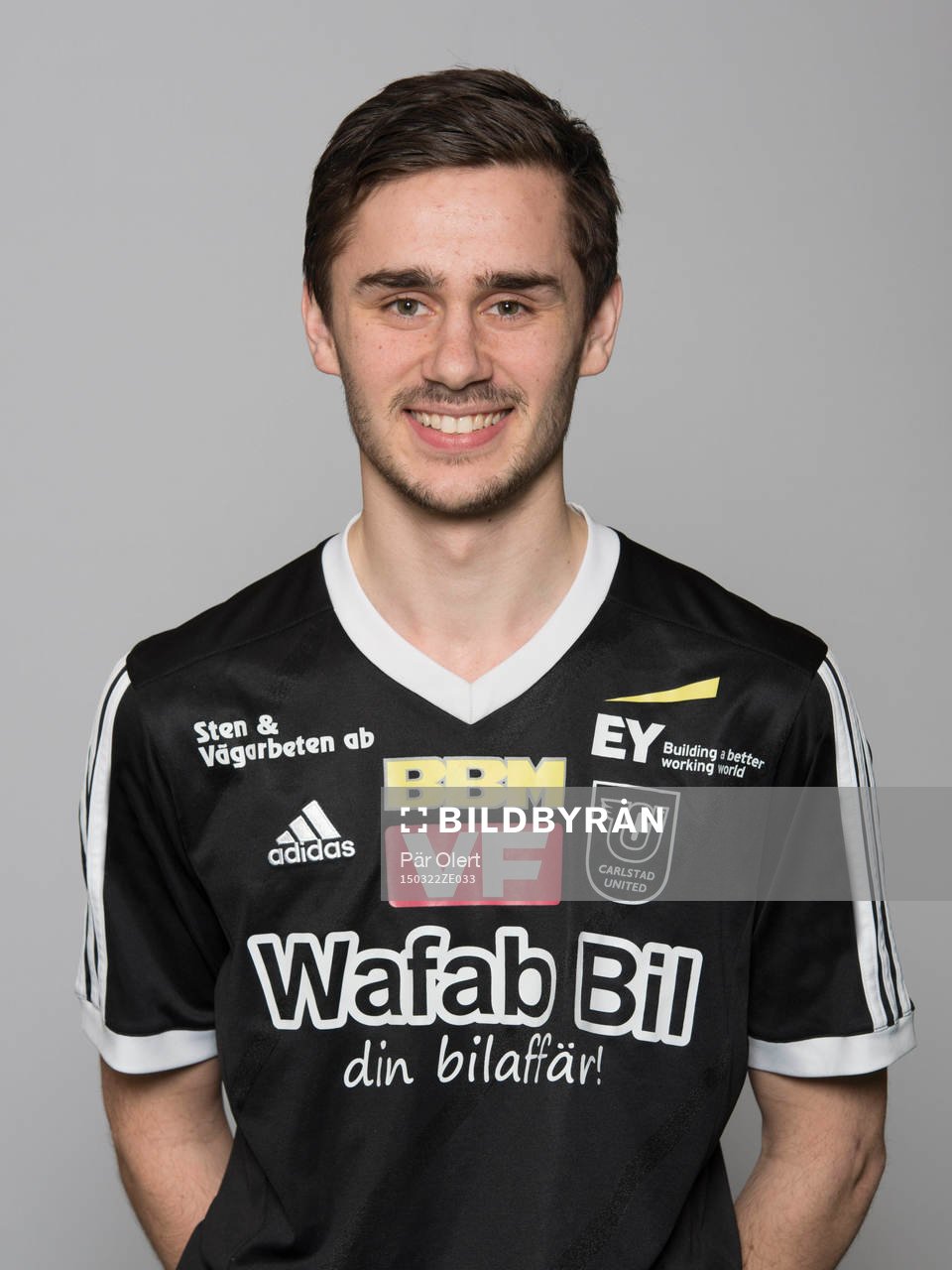 Wille Larsson poserar för ett porträtt den 22 mars 2015 i Karlstad