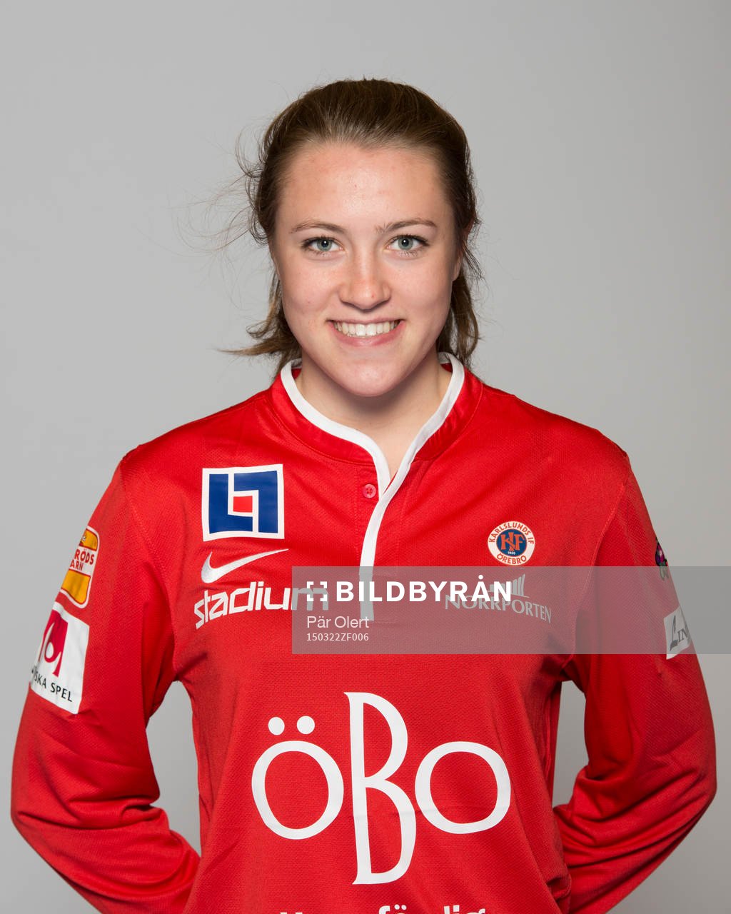 Freja Olofsson poserar för ett porträtt den 21 mars 2015 i Örebro