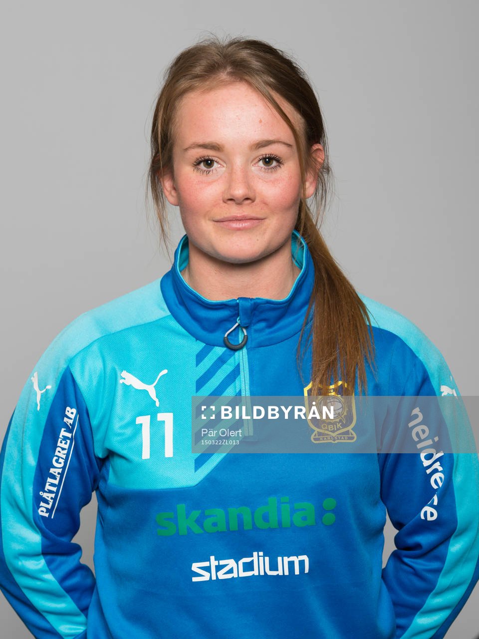 Ebba Rehnberg poserar för ett porträtt den 22 mars 2015 i Karlstad