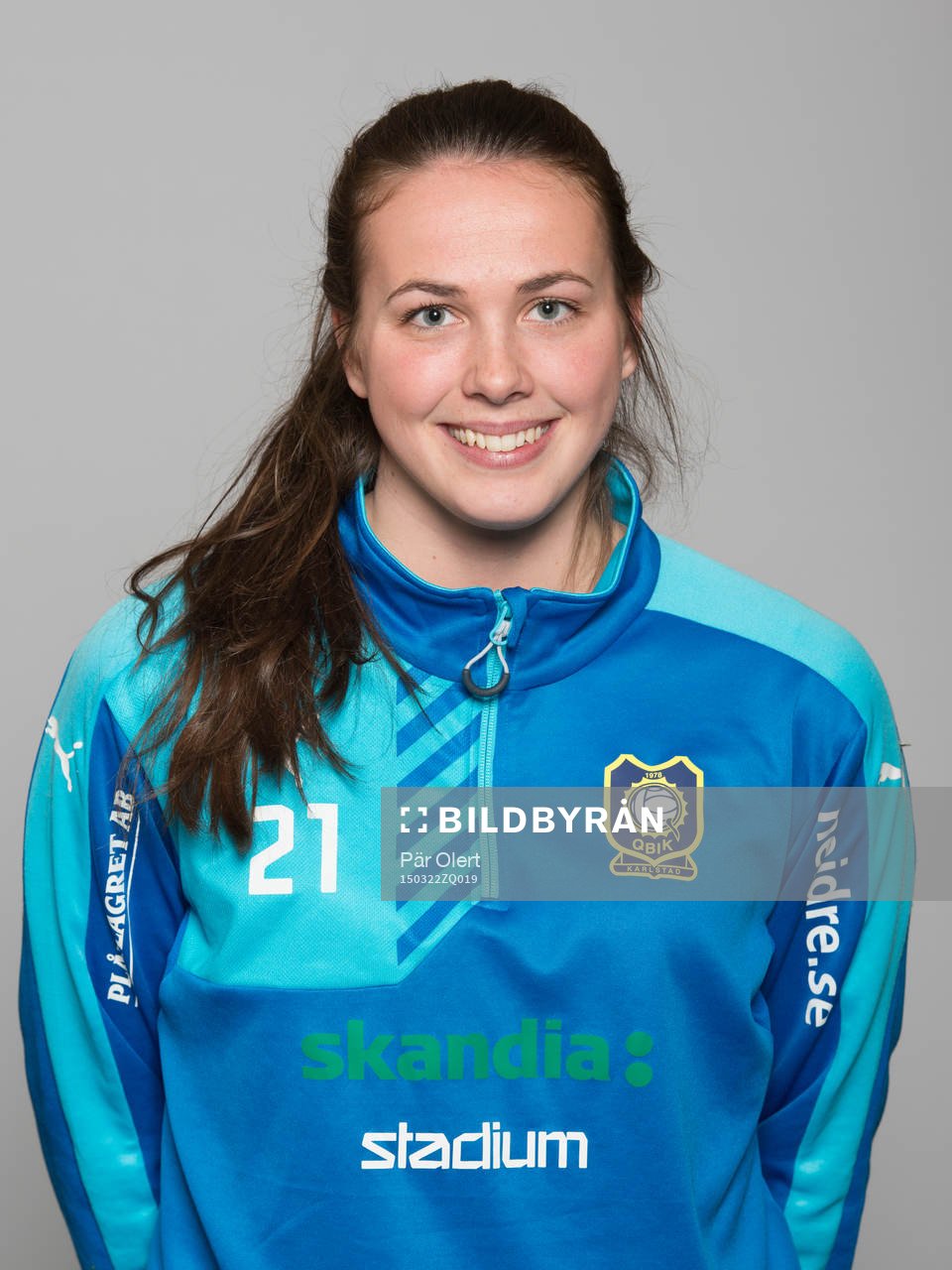 Lina Lundqvist poserar för ett porträtt den 22 mars 2015 i Karlstad