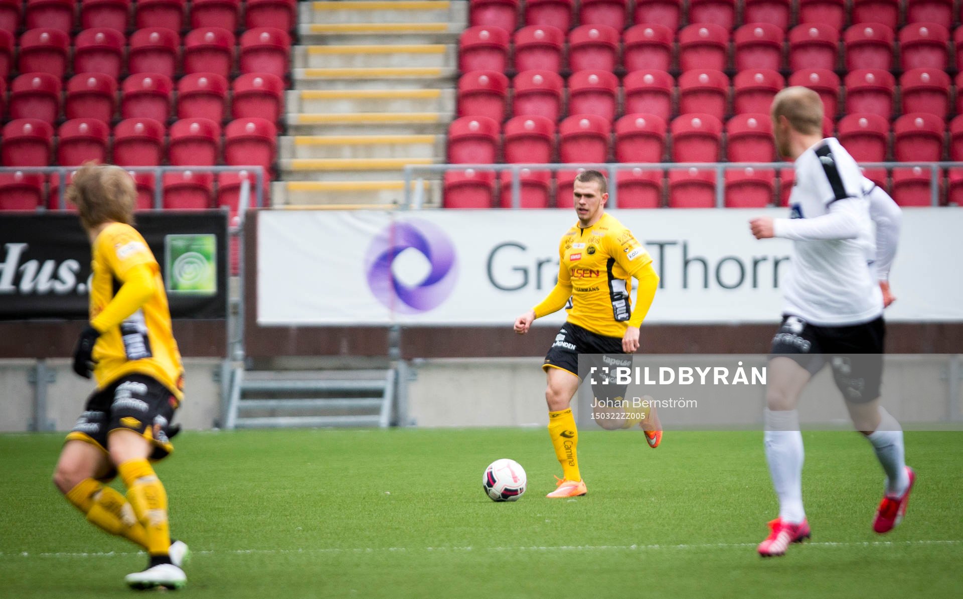 Elfsborgs Jesper Manns under fotbollsmatchen i Svenska cupen mellan Örebro och Elfsborg den 22 mars 2015 i Örebro.
