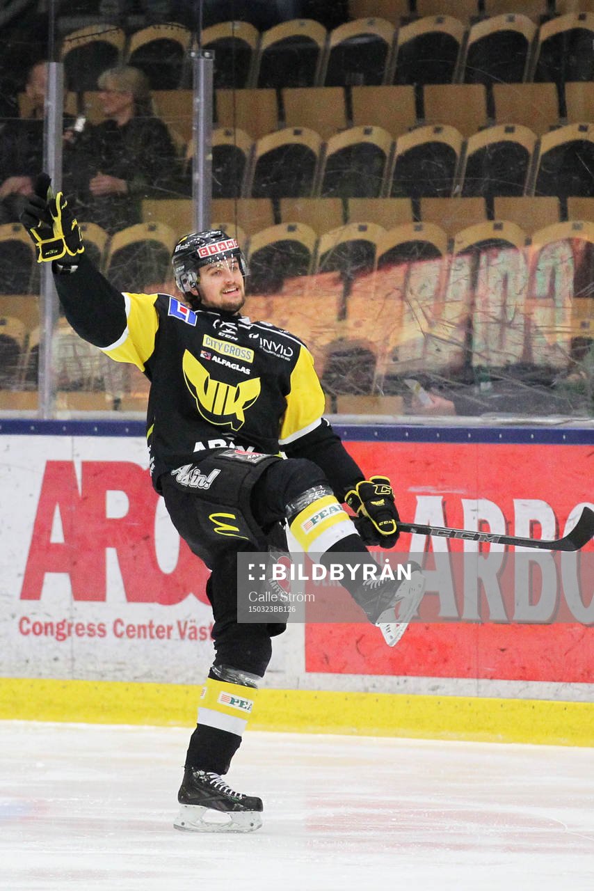 Västerås Mikael Frycklund jublar