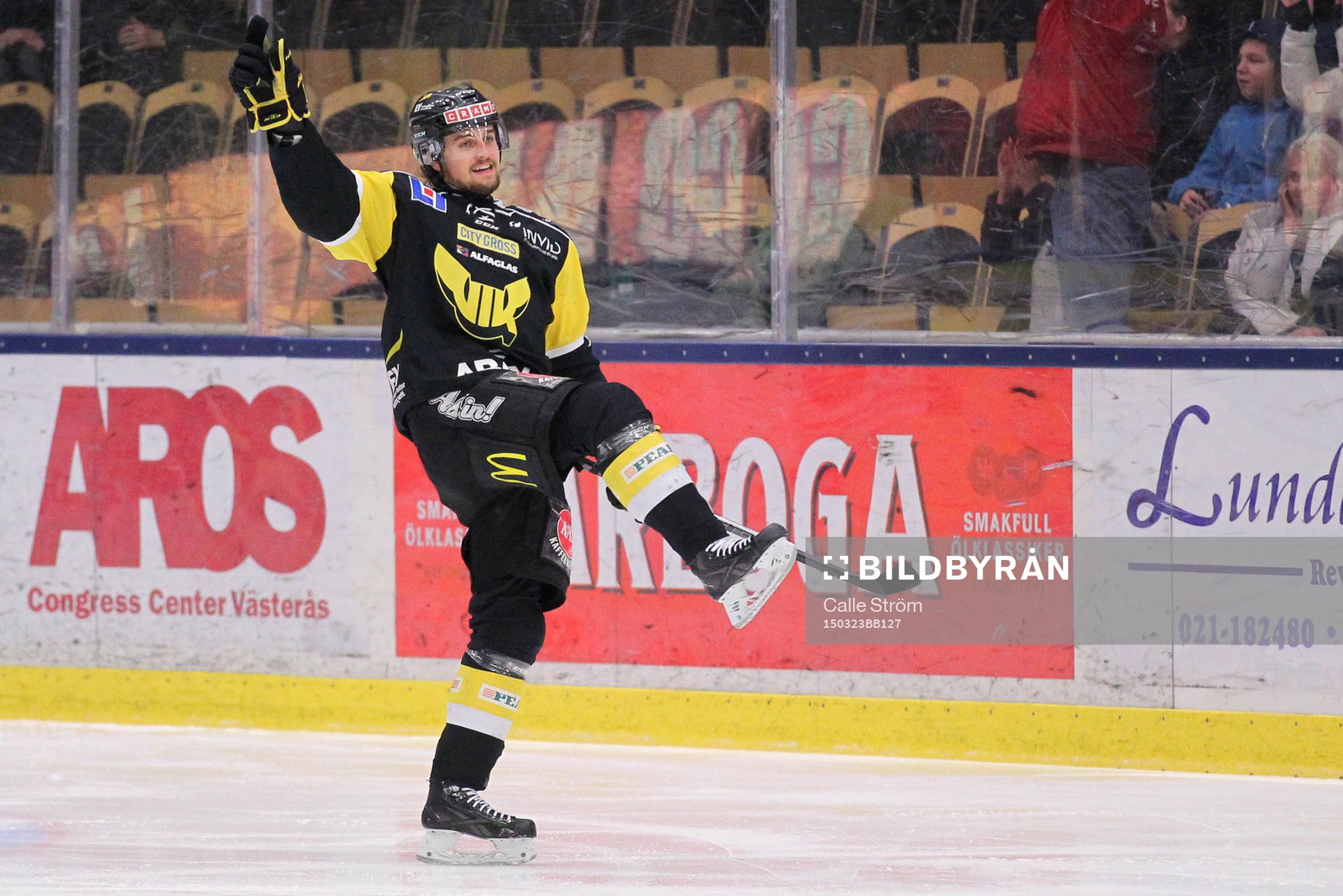 Västerås Mikael Frycklund jublar
