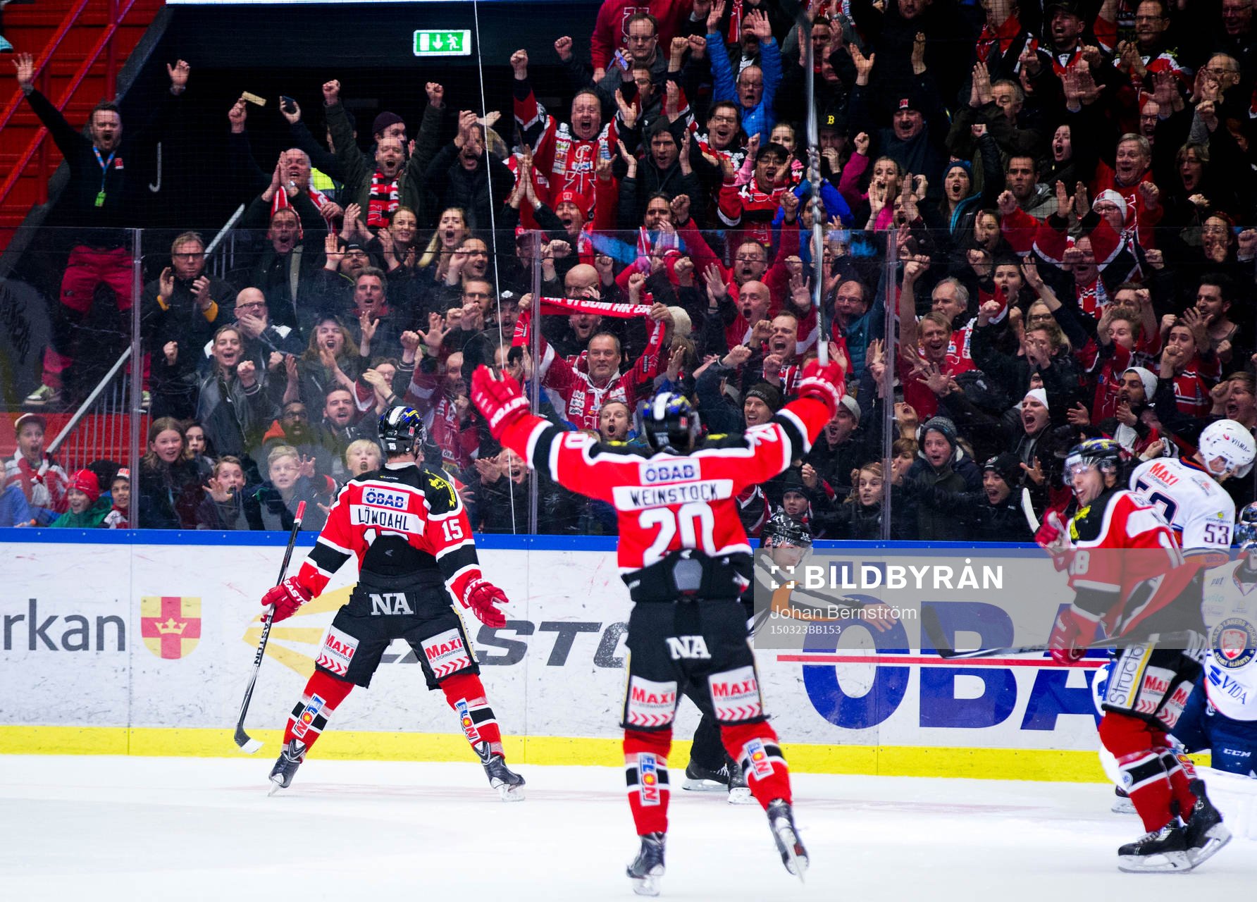 Örebros Henrik Löwdahl gör 4-3 och jublar
