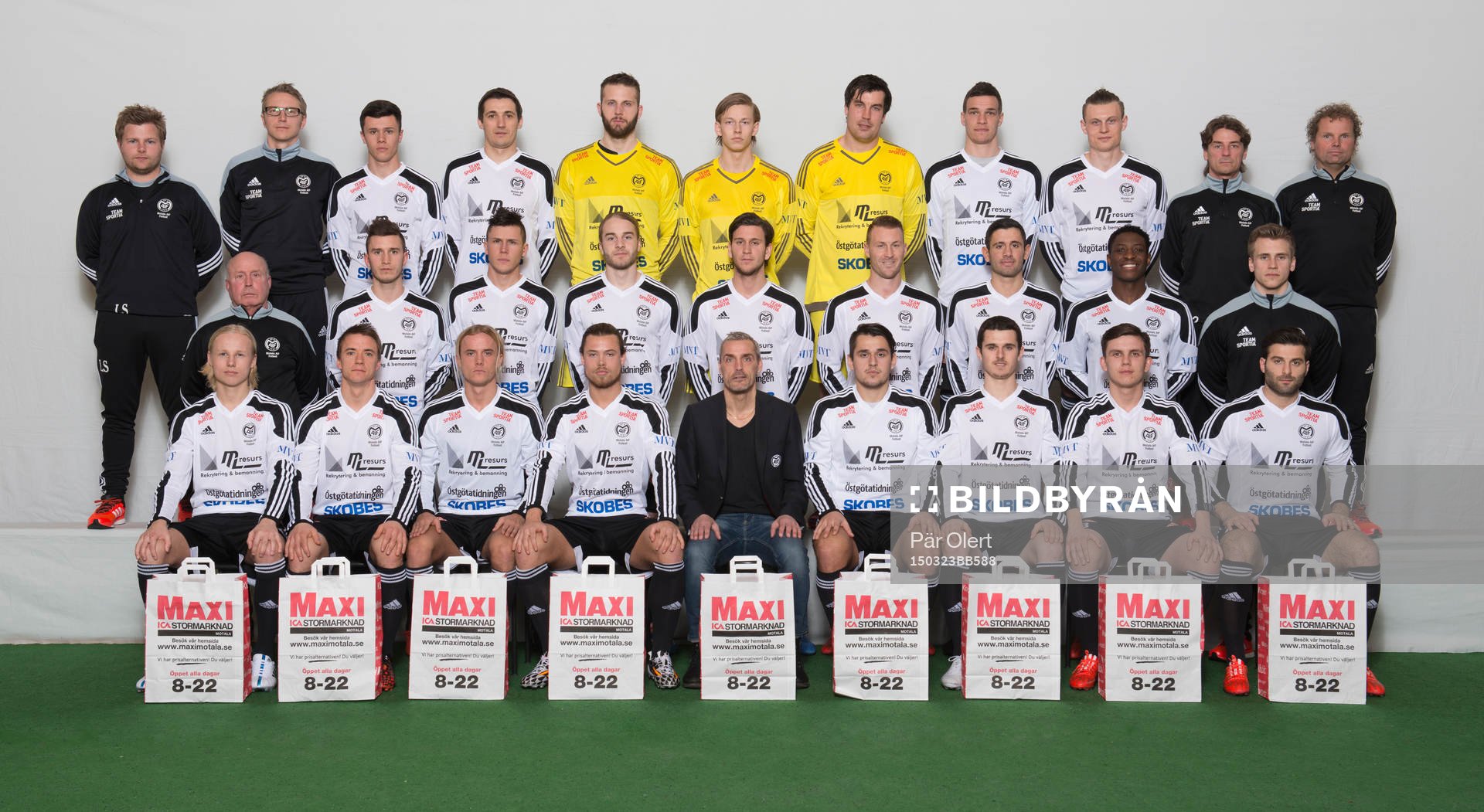 Lagbild för Motala AIF FK i Div 1 Norra