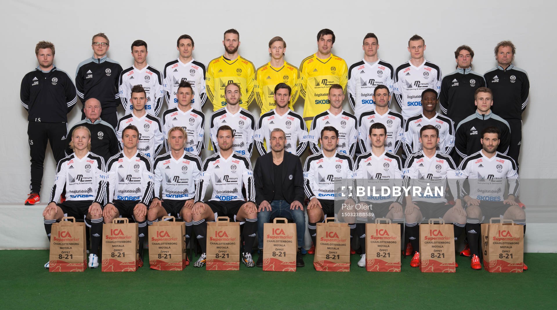 Lagbild för Motala AIF FK i Div 1 Norra