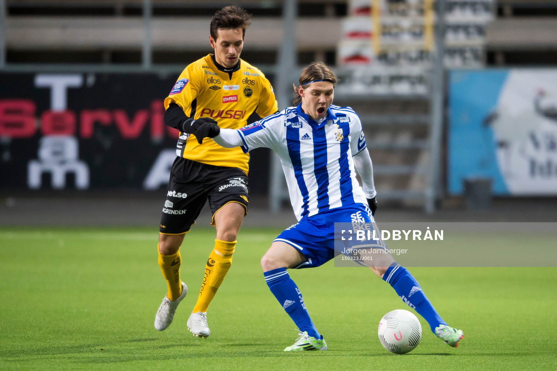 IFK Göteborgs Karl Bohm och Elfsborgs Liridon Gashi