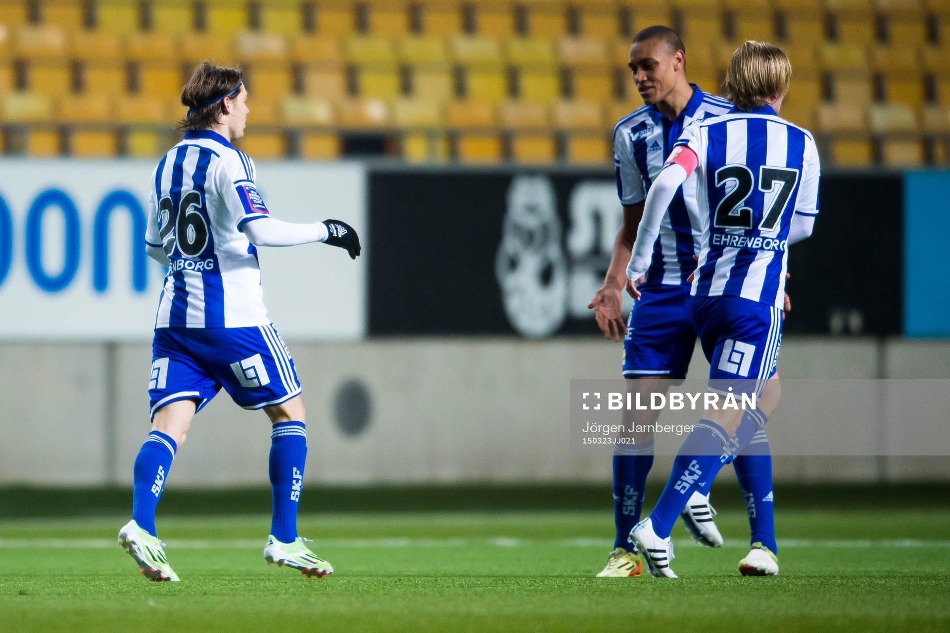 IFK Göteborgs spelare jublar