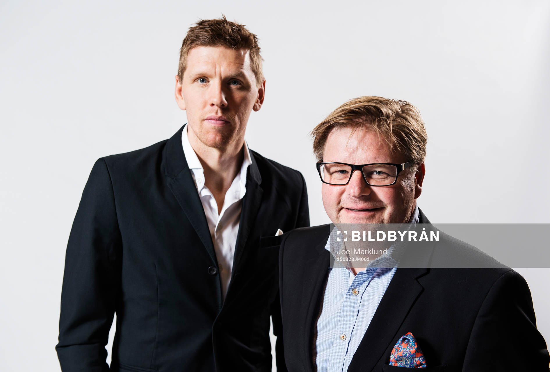 Kalmars David Elm och tränare Peter Swärdh
