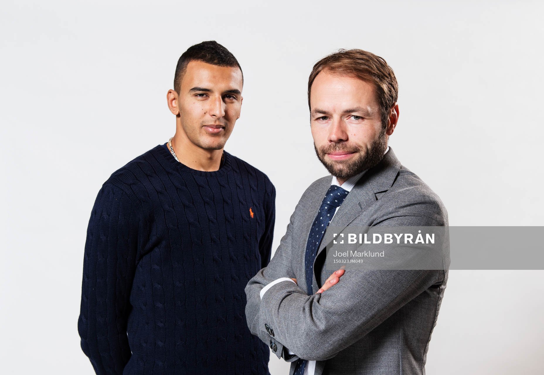s Nabil Bahoui och tränare Andreas Alm
