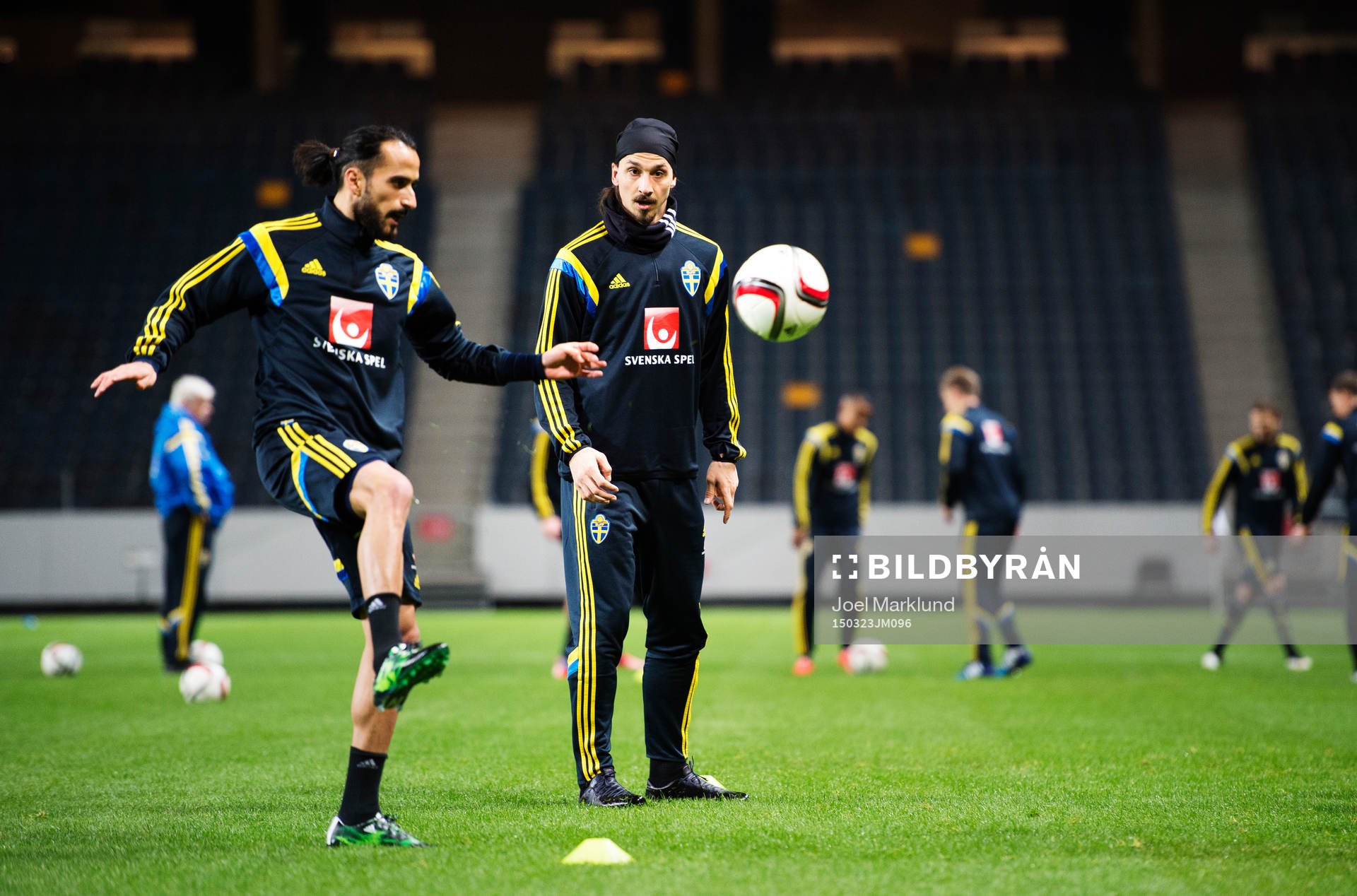 Erkan Zengin och Zlatan Ibrahimovic