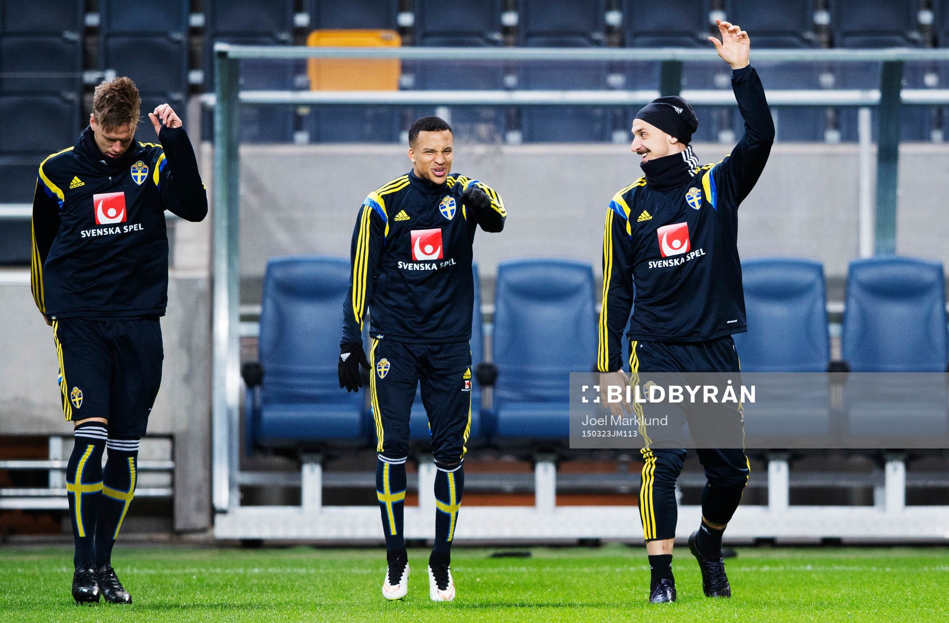 Pontus Jansson, Martin Olsson och Zlatan Ibrahimovic