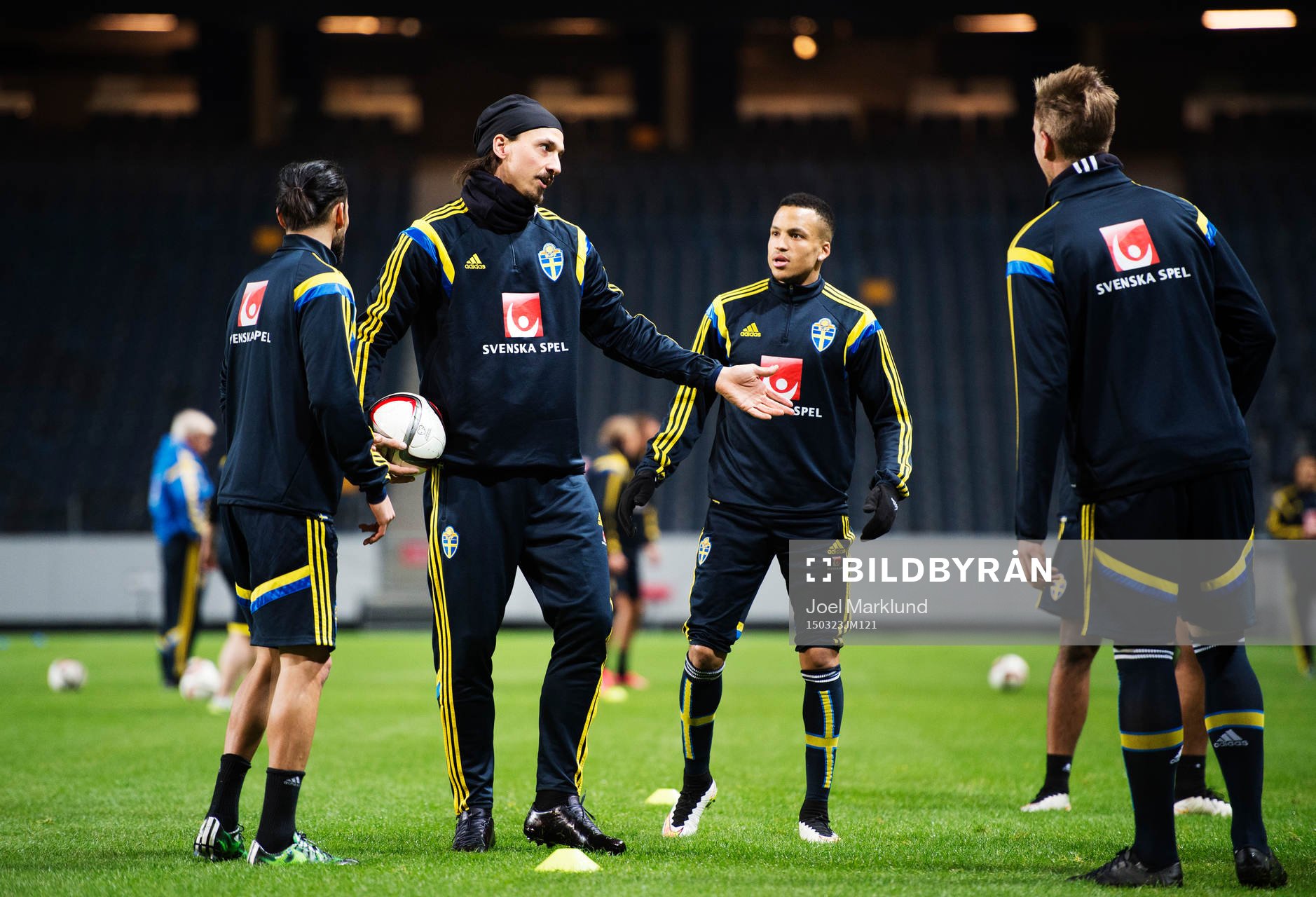 Zlatan Ibrahimovic och Martin Olsson