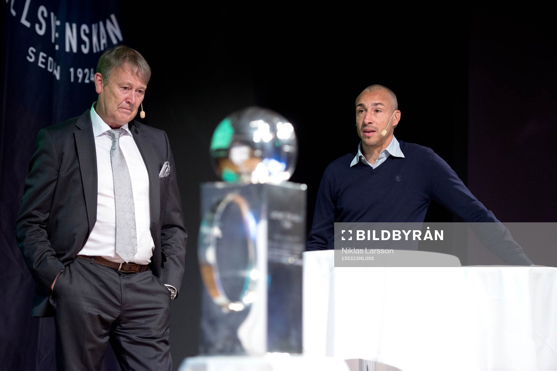 Åge Hareide, tränare Malmö och Henrik Larsson, tränare