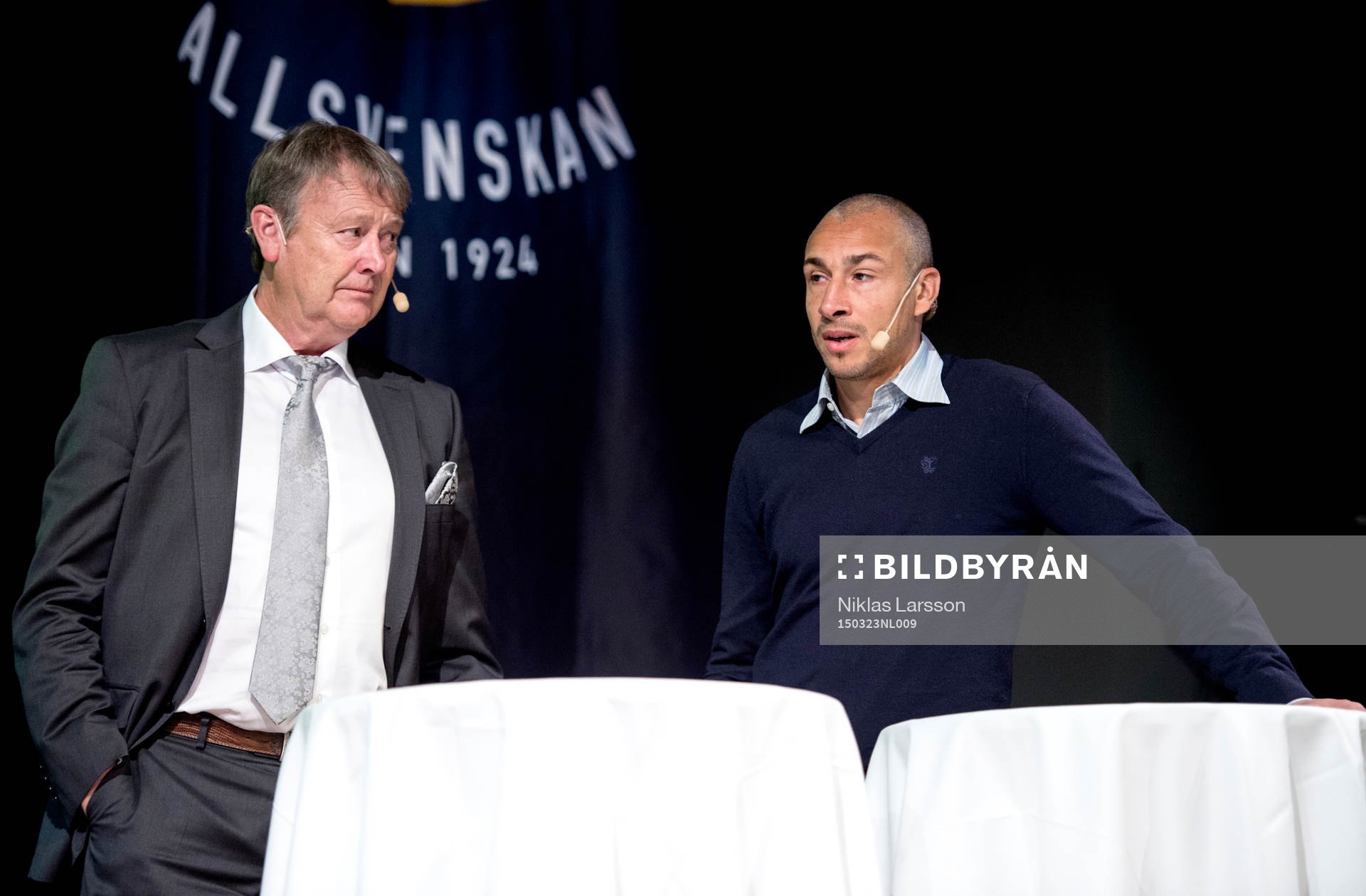 Åge Hareide, tränare Malmö och Henrik Larsson, tränare