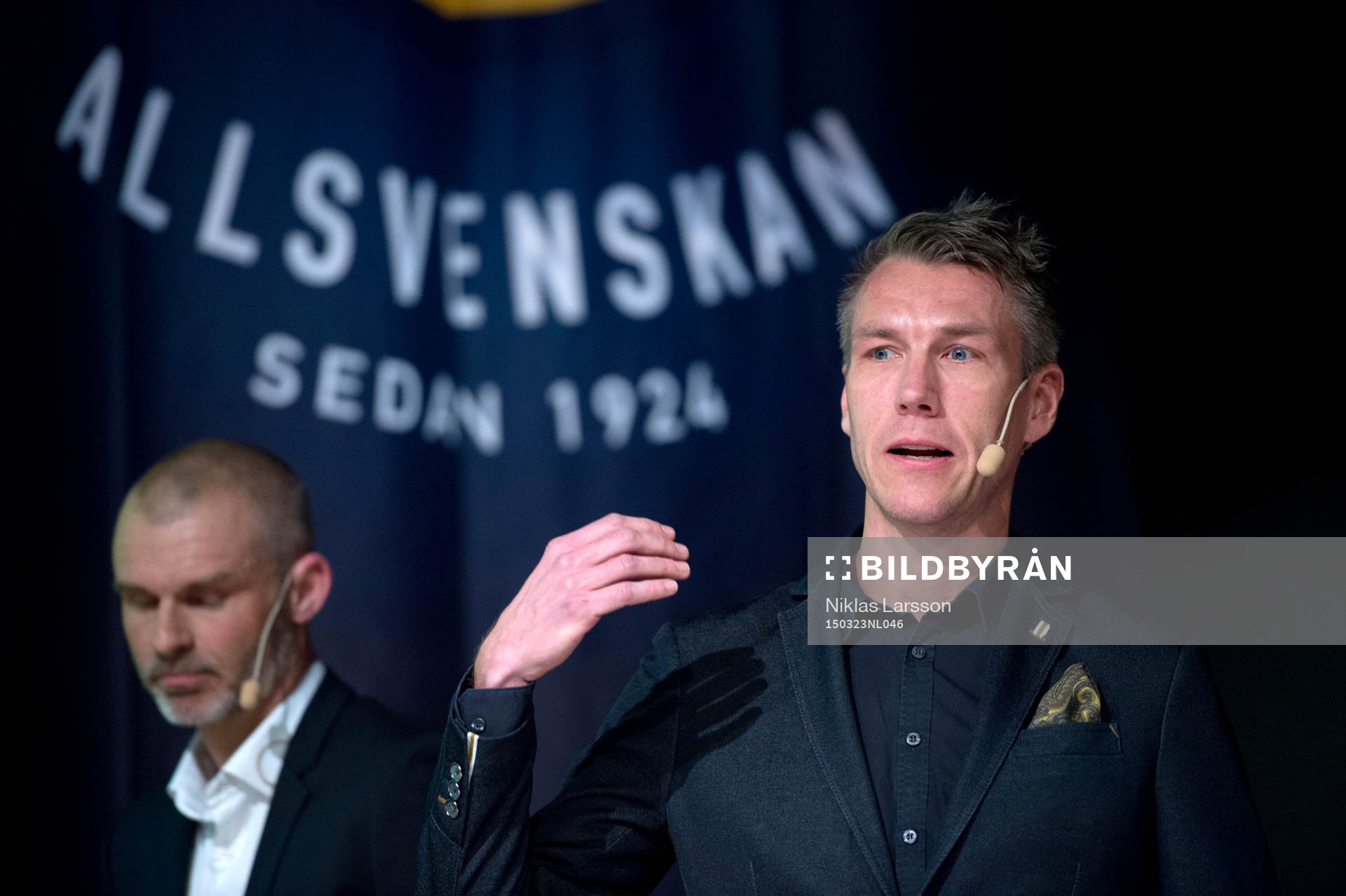Michael Lerjeus och Daniel Klasenius, domare