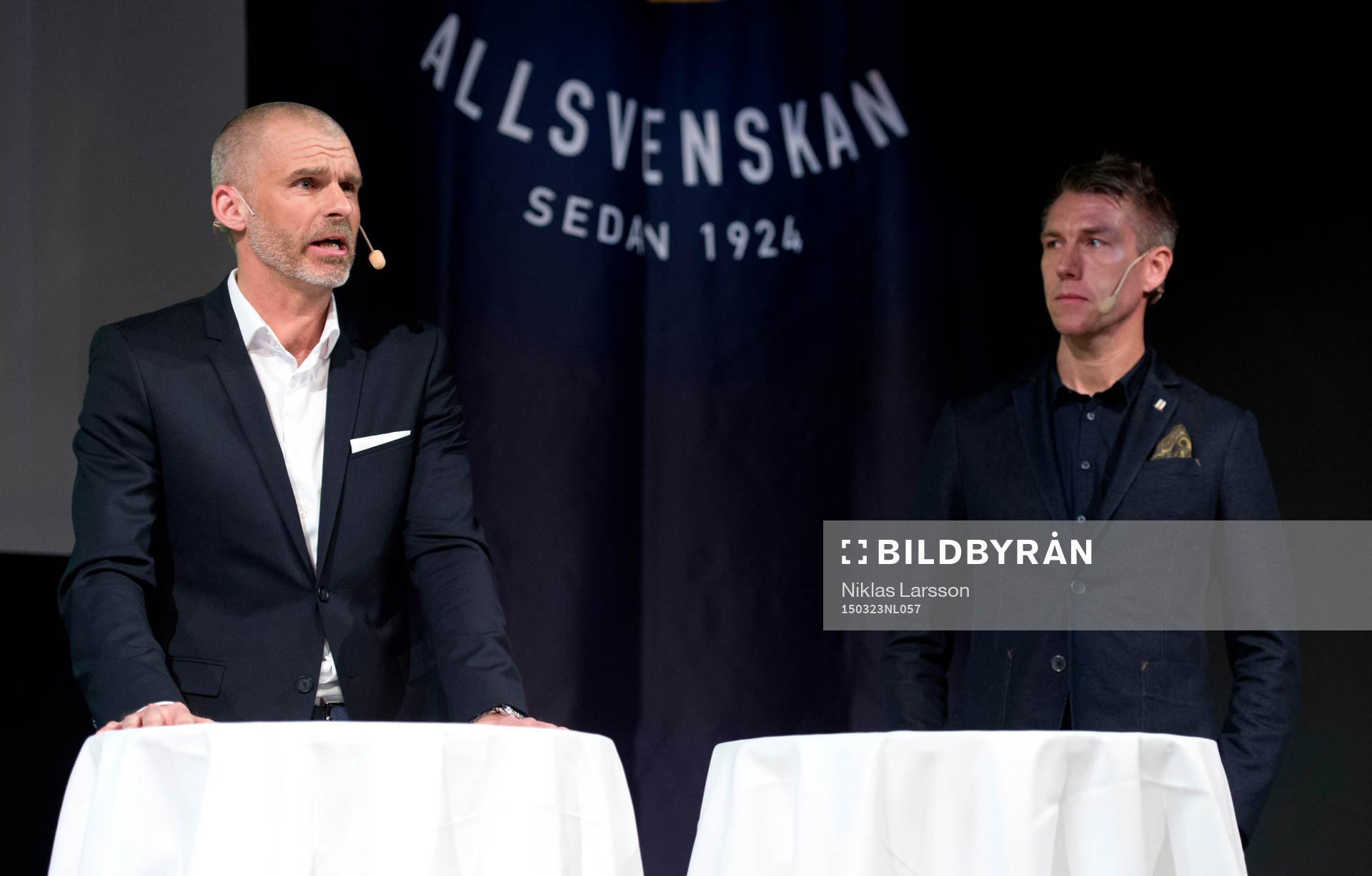 Michael Lerjeus och Daniel Klasenius, domare