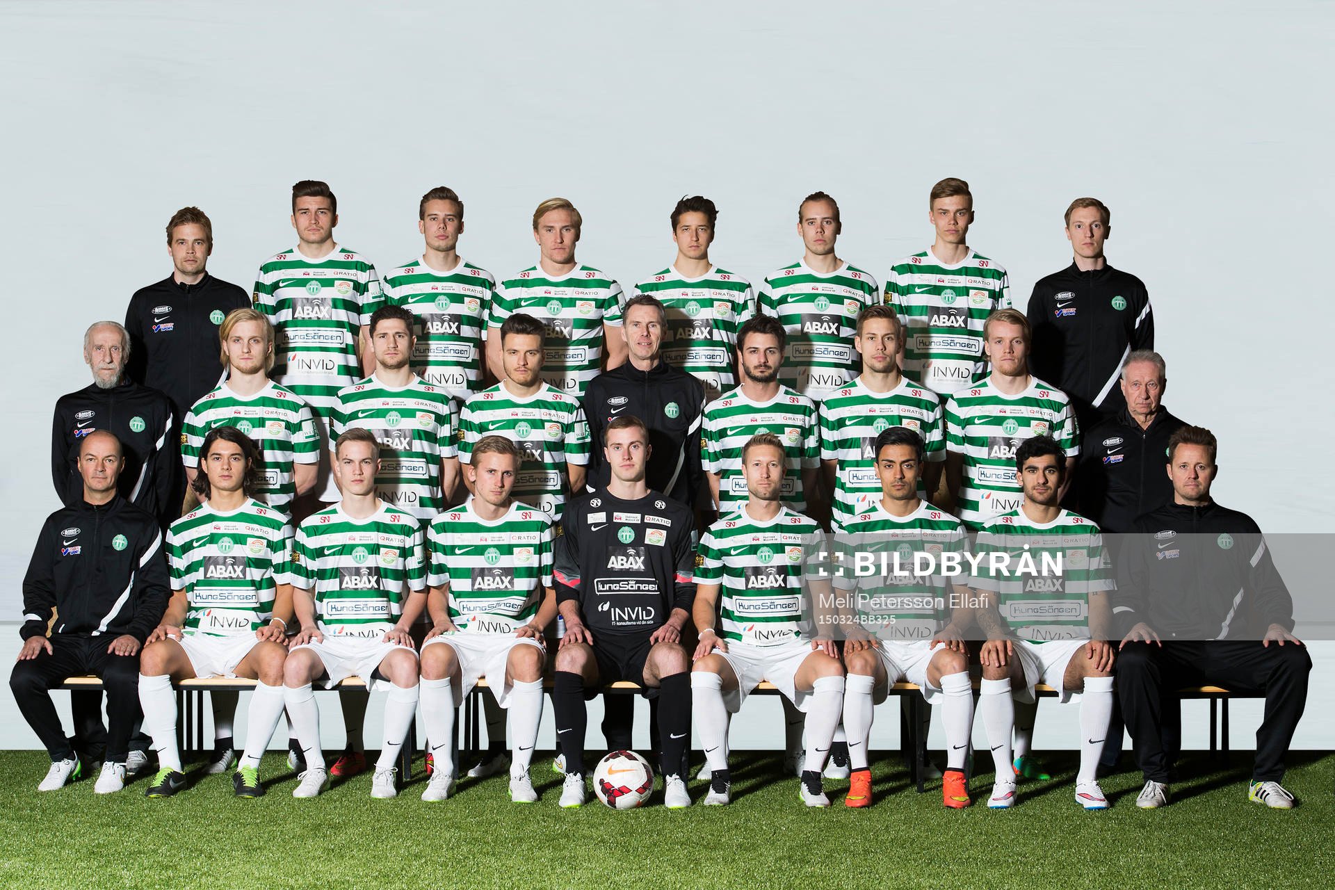 Västerås lagbild bakre raden fr.v. Martin Andersson,
