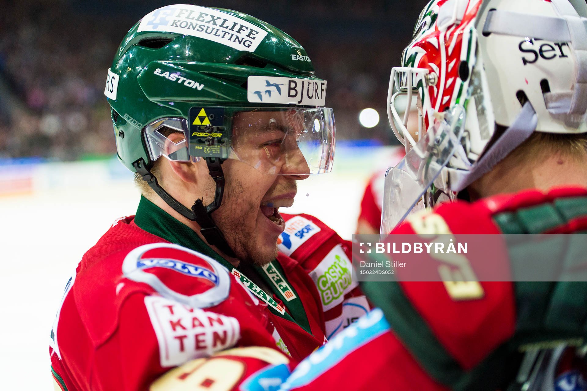 Frölundas Oscar Fantenberg jublar